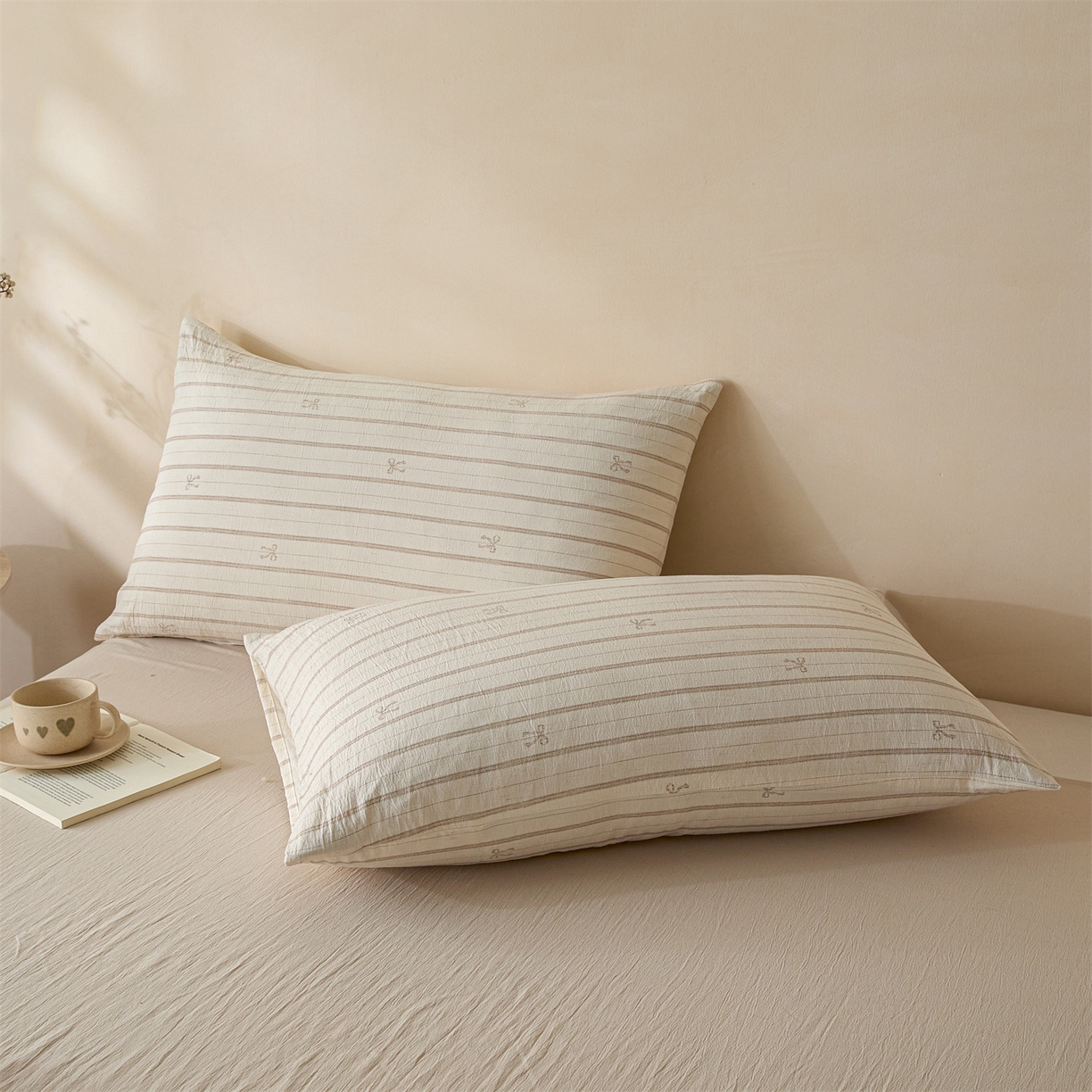 91家纺网 家纺一手货源 找家纺 尊妙被业 2026新款亚麻印花新疆棉花夏被 蝴蝶印象