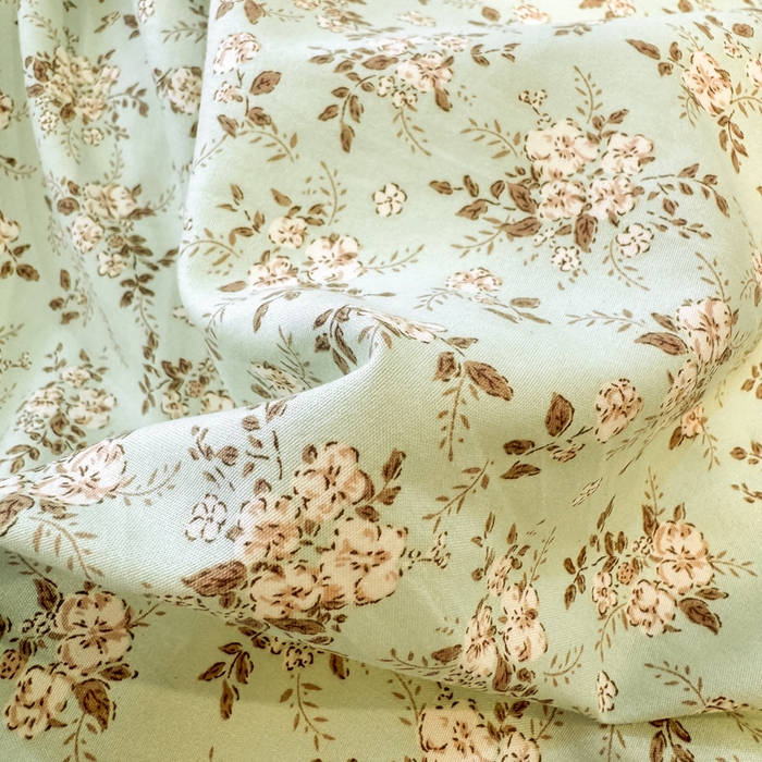 91家纺网 家纺一手货源 找家纺 大麦家纺 2026新款水洗古棉床盖印花四件套 秋海棠