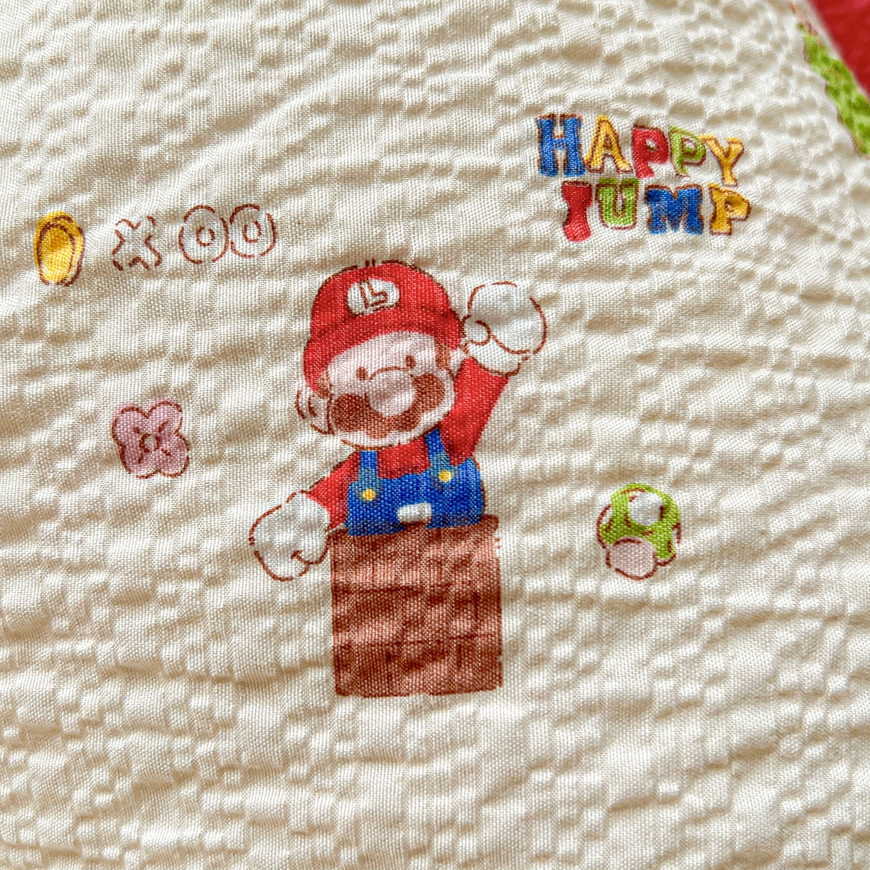 91家纺网 家纺一手货源 找家纺 悦织湾家纺 2026新款泡芙棉印花四件套单品单被套枕套时尚轻奢卡通小碎花学生宿舍用品三四件套 超级玛丽