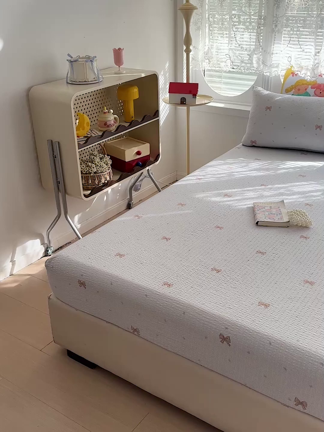 91家纺网 家纺一手货源 找家纺 悦织湾家纺 2026新款老粗布印花床单床笠床笠三两件套春秋学生宿舍单双人床笠 格纹蝶梦