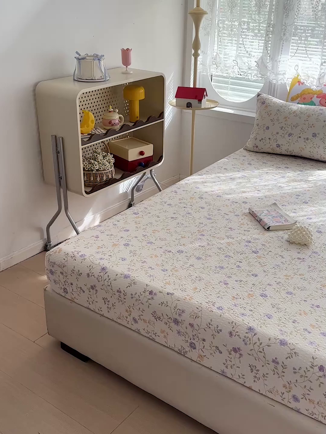 91家纺网 家纺一手货源 找家纺 悦织湾家纺 2026新款老粗布印花床单床笠床笠三两件套春秋学生宿舍单双人床笠 浪漫日记