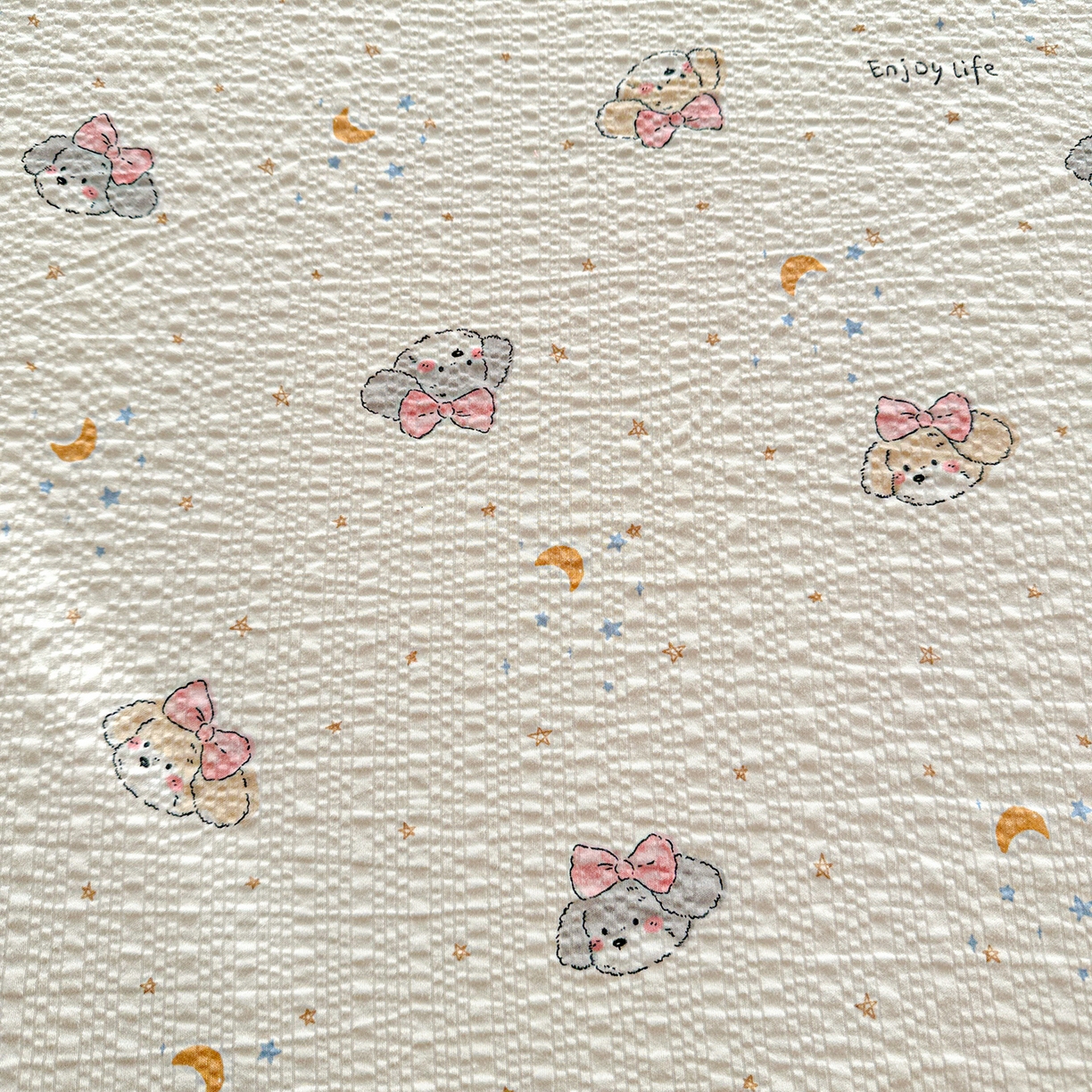 91家纺网 家纺一手货源 找家纺 悦织湾家纺 2026新款老粗布印花床单床笠床笠三两件套春秋学生宿舍单双人床笠 星空