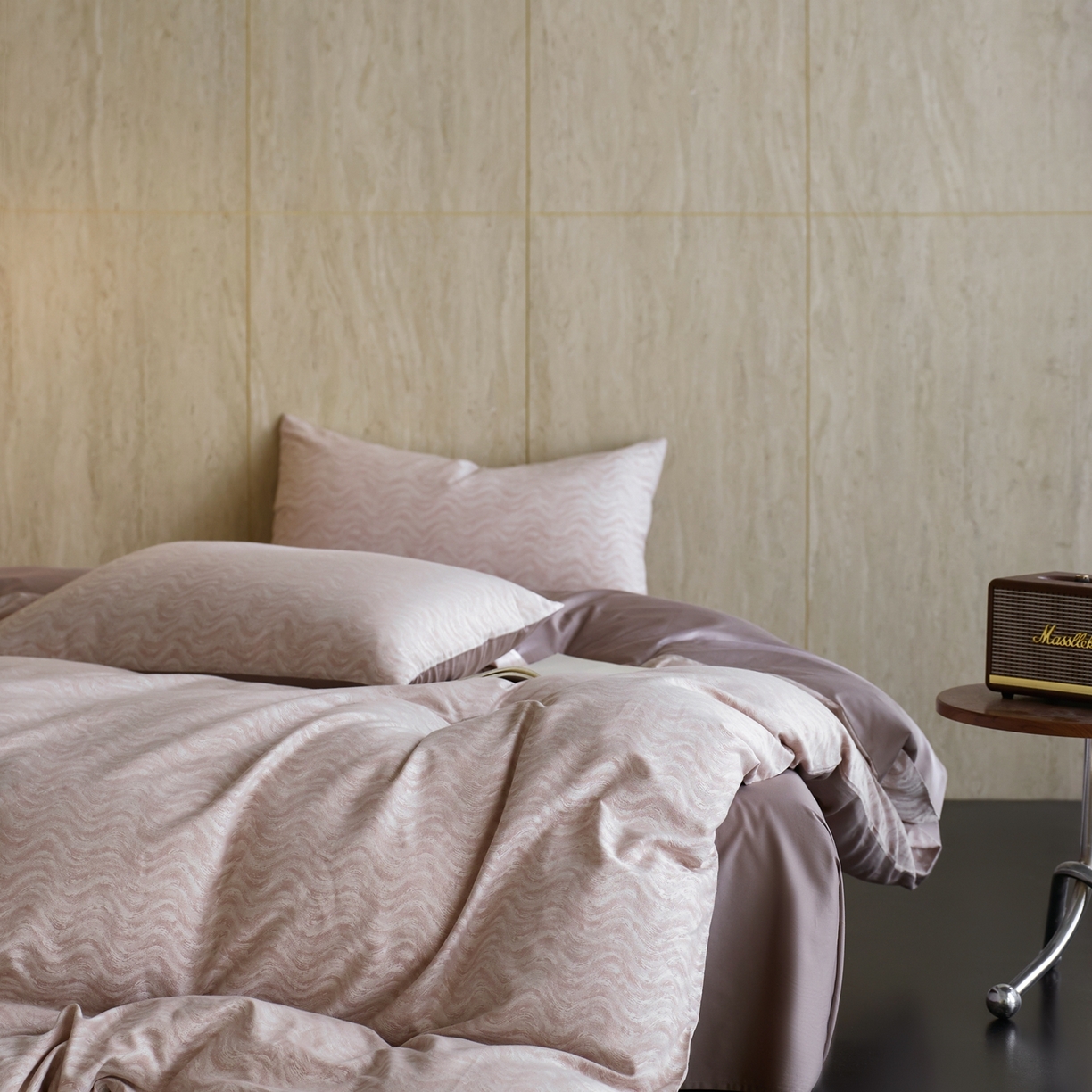 91家纺网 家纺一手货源 找家纺 （总）涞澳家纺 2026新款全棉纯棉色织提花四件套