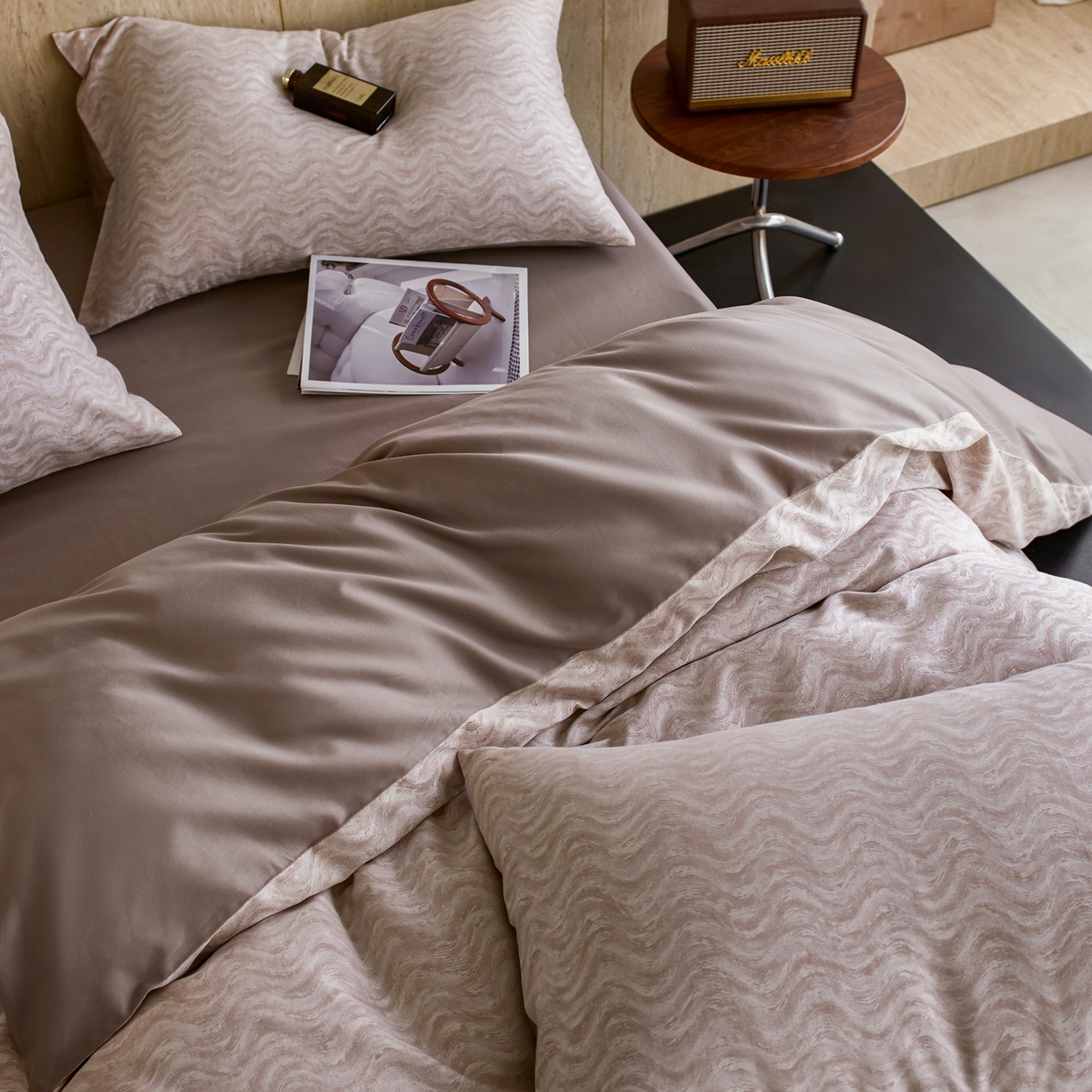 91家纺网 家纺一手货源 找家纺 （总）涞澳家纺 2026新款全棉纯棉色织提花四件套