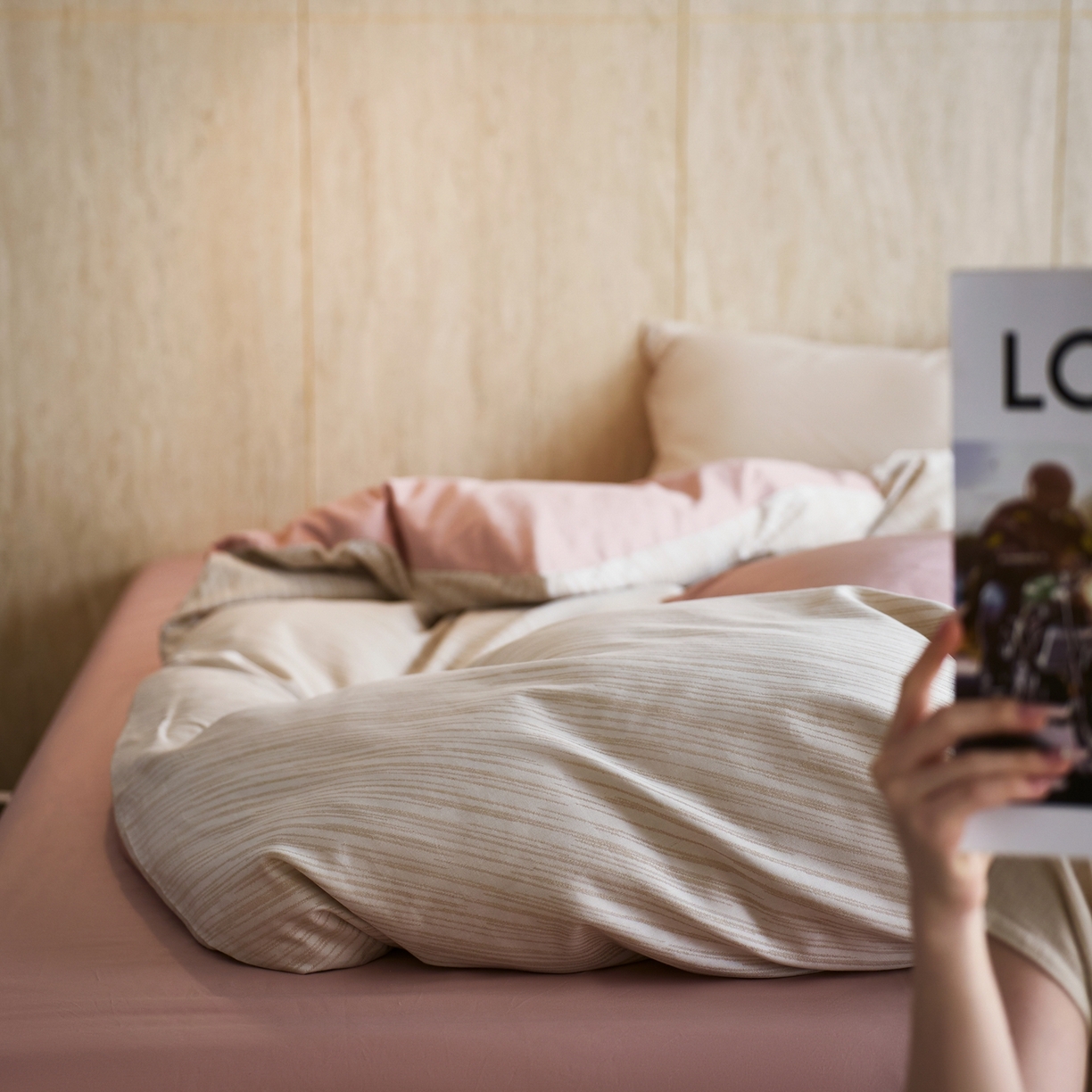 91家纺网 家纺一手货源 找家纺 涞澳家纺 2026新款全棉纯棉色织提花四件套 杰斯