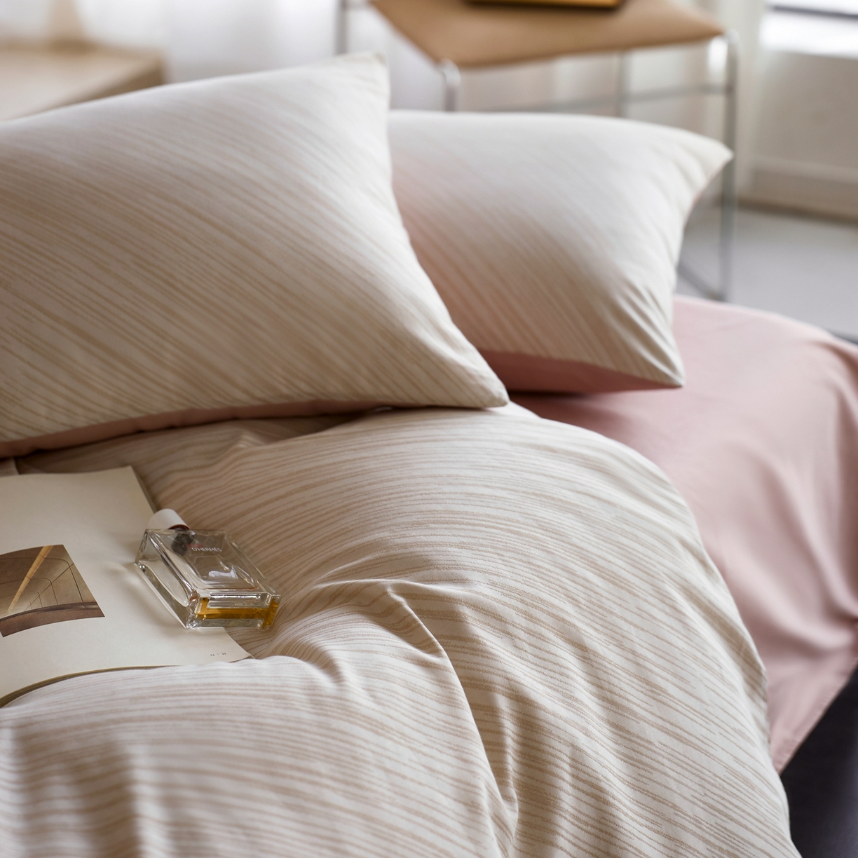 91家纺网 家纺一手货源 找家纺 涞澳家纺 2026新款全棉纯棉色织提花四件套 杰斯