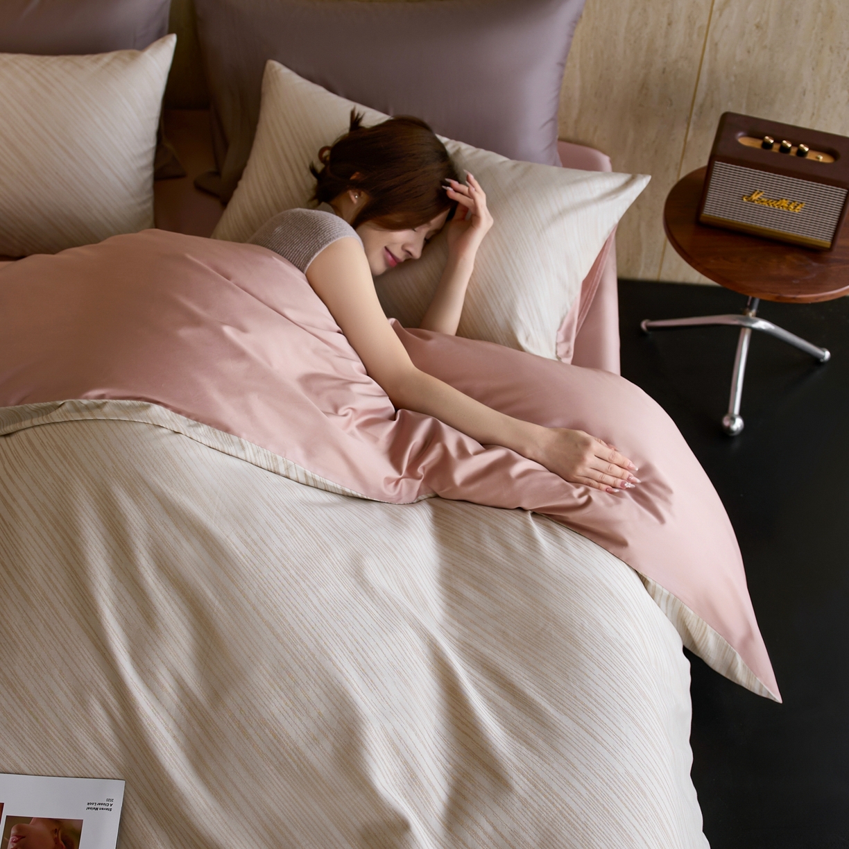 91家纺网 家纺一手货源 找家纺 涞澳家纺 2026新款全棉纯棉色织提花四件套 杰斯