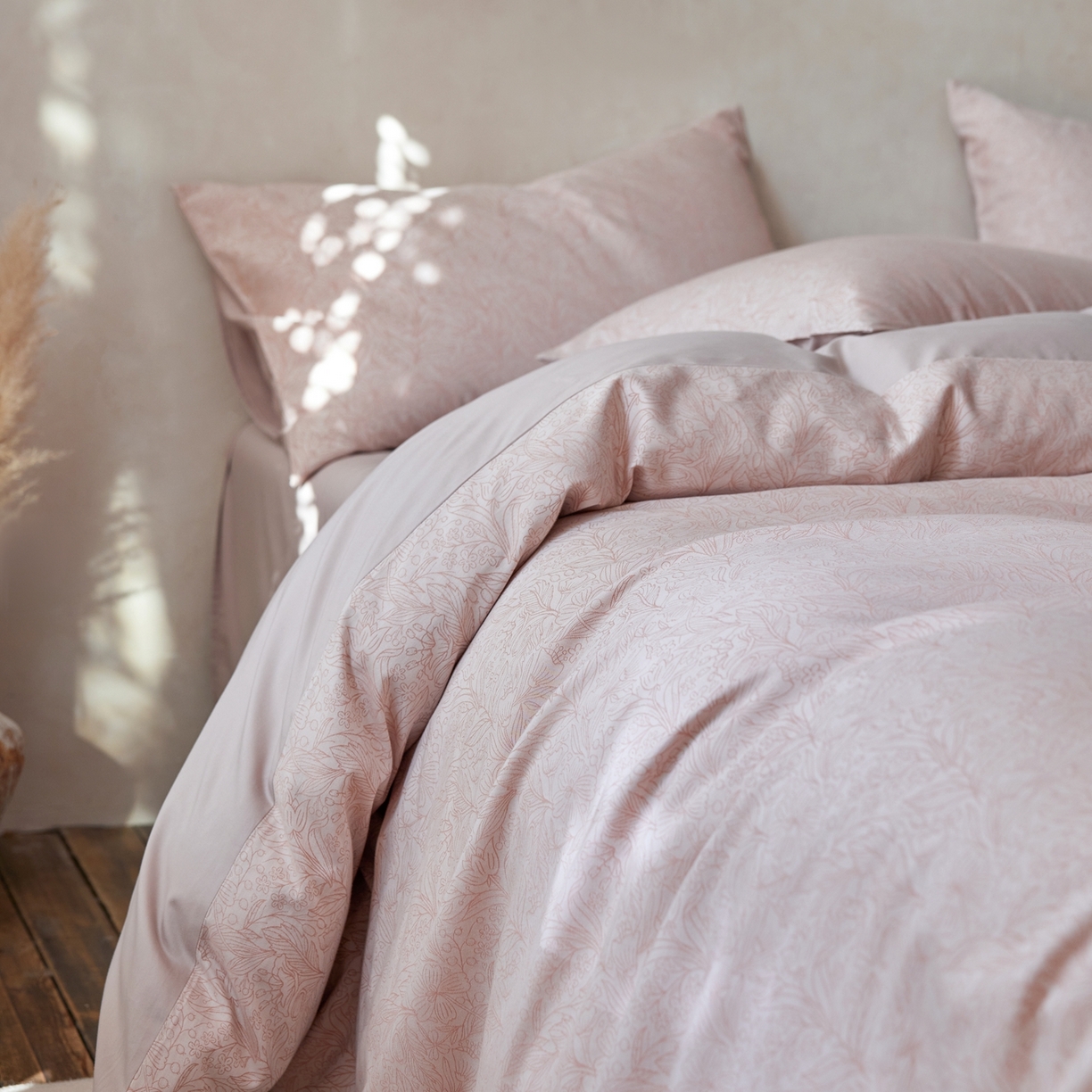 91家纺网 家纺一手货源 找家纺 涞澳家纺 2026新款全棉纯棉色织提花四件套 禾满