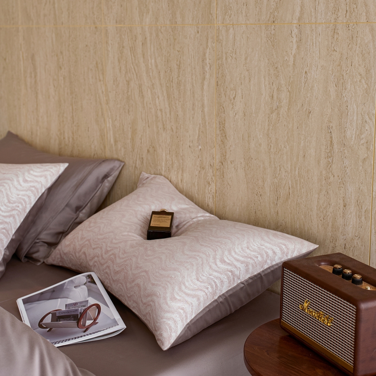 91家纺网 家纺一手货源 找家纺 涞澳家纺 2026新款全棉纯棉色织提花四件套 波沐