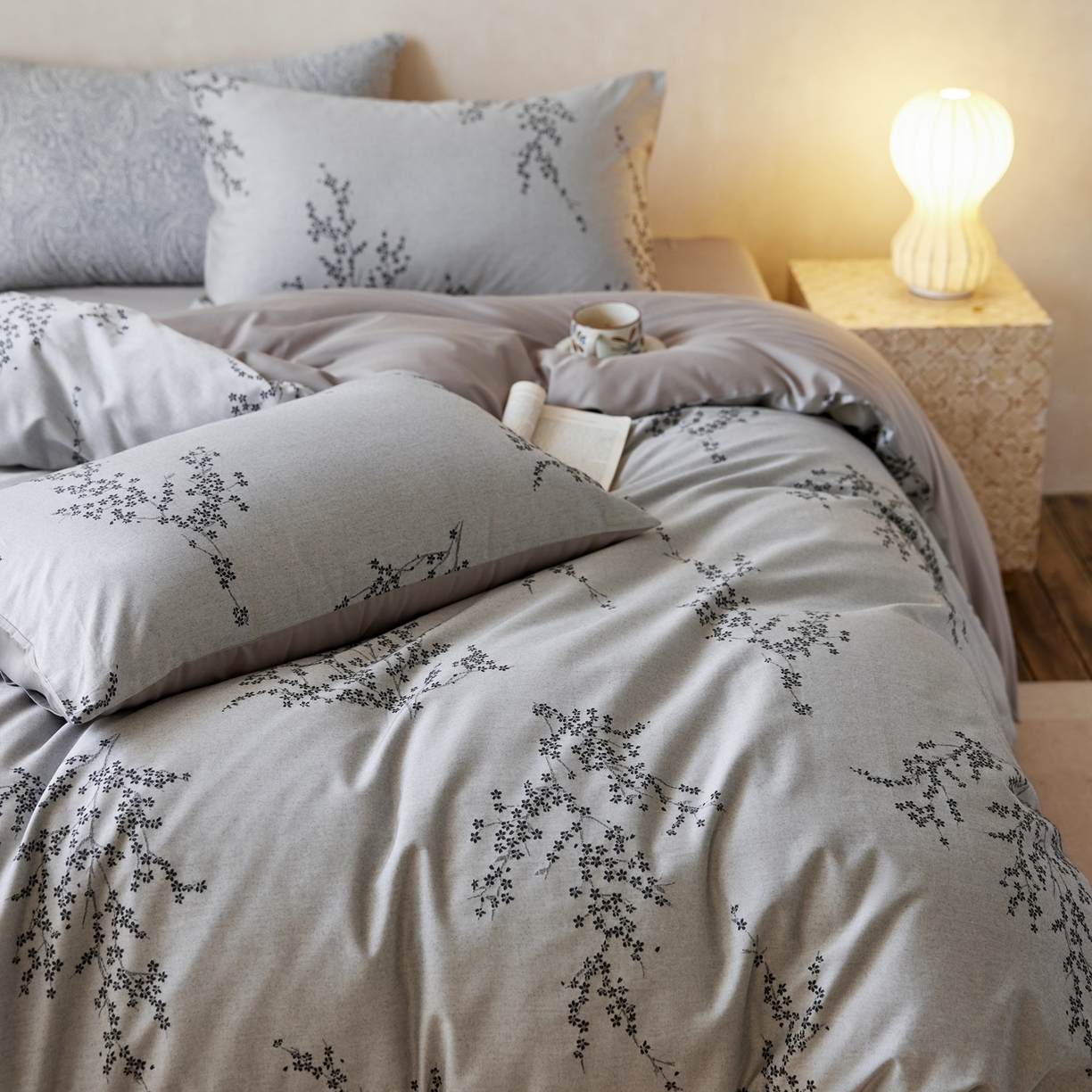 91家纺网 家纺一手货源 找家纺 （总）涞澳家纺 2026新款全棉纯棉色织提花四件套