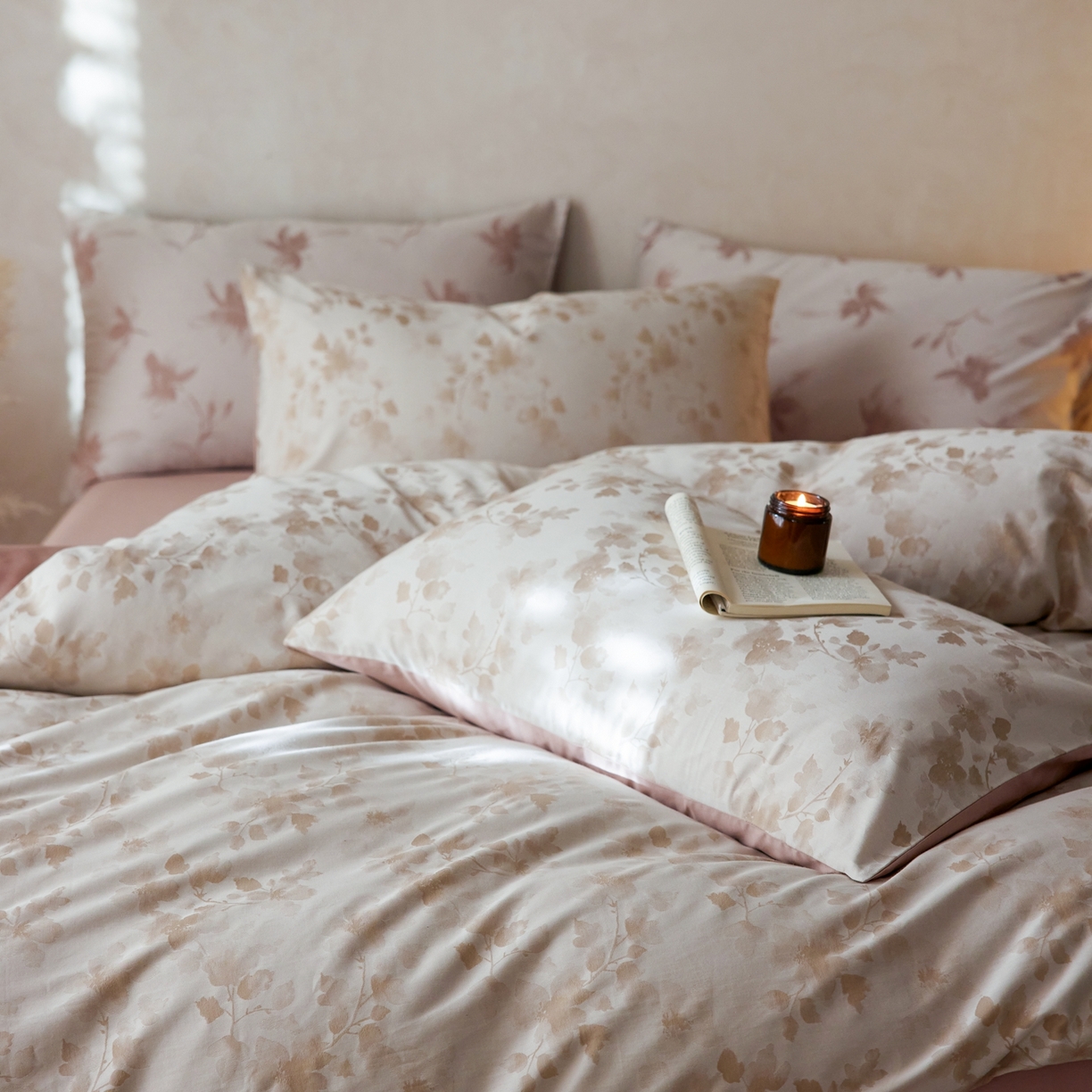 91家纺网 家纺一手货源 找家纺 涞澳家纺 2026新款全棉纯棉色织提花四件套 梦蔓