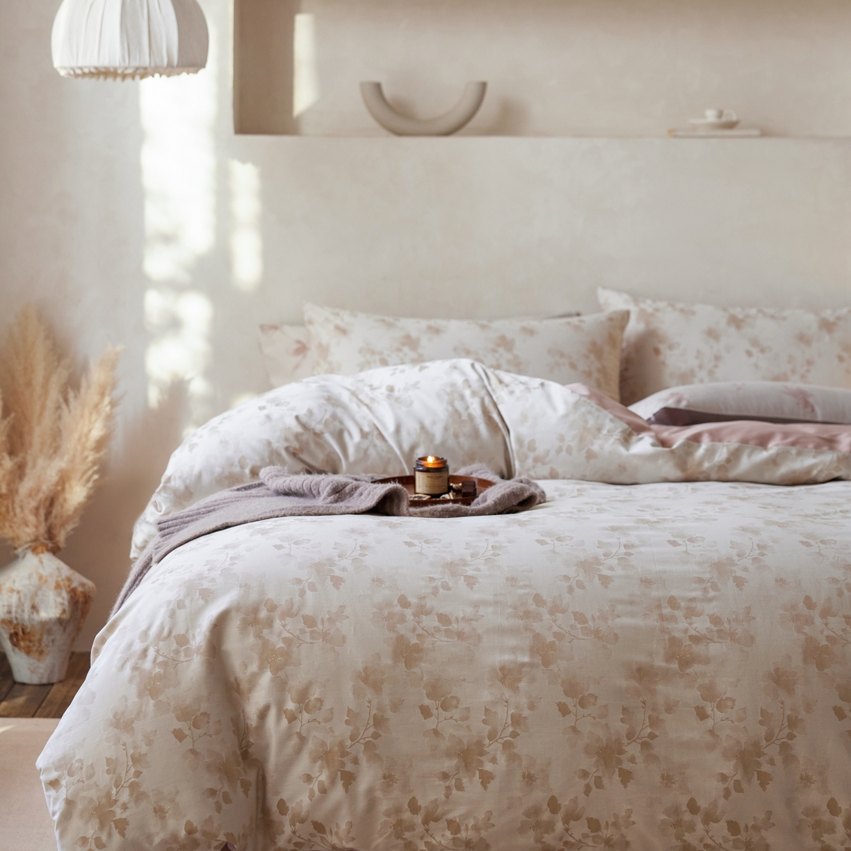 涞澳家纺 2026新款全棉纯棉色织提花四件套 梦蔓