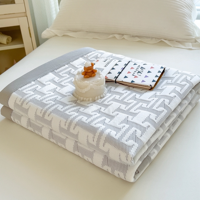 91家纺网 家纺一手货源 找家纺 馨乐家纺 2026新款三层纱针织夏凉被夏被被子被芯盖毯 问夏