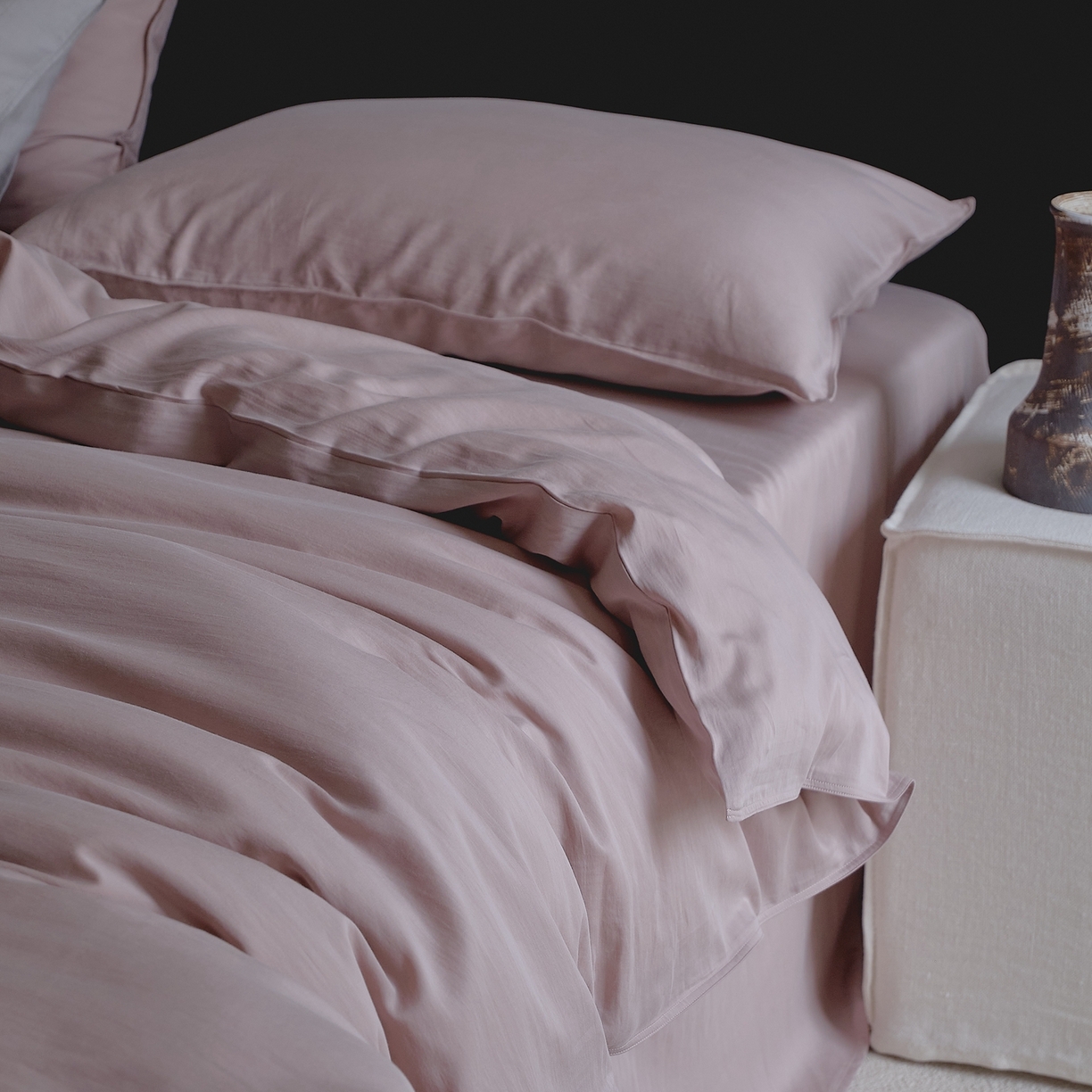 91家纺网 家纺一手货源 找家纺 涞澳家纺 2026新款80水洗天丝棉四件套-简序 简序-紫苏