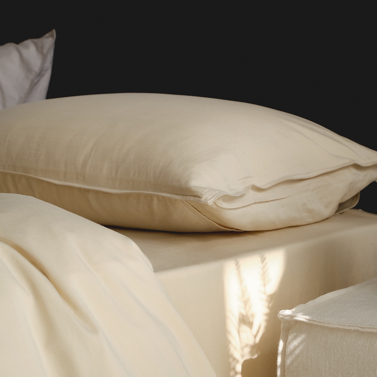 91家纺网 家纺一手货源 找家纺 涞澳家纺 2026新款80水洗天丝棉四件套-简序 简序-夕照金