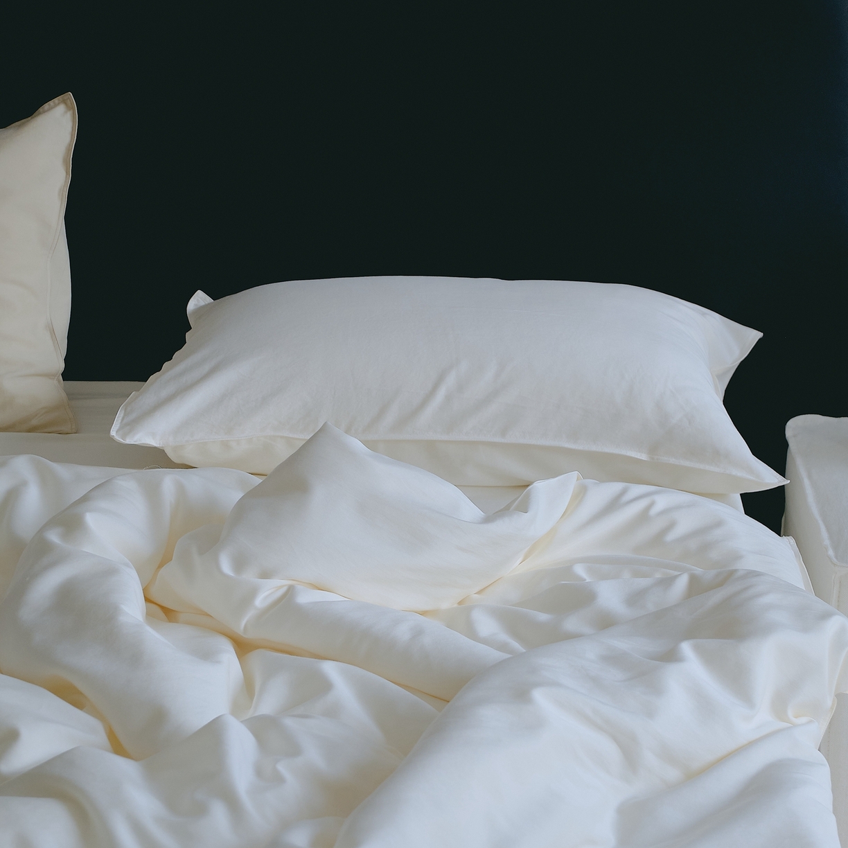 91家纺网 家纺一手货源 找家纺 涞澳家纺 2026新款80水洗天丝棉四件套-简序 简序-暖白