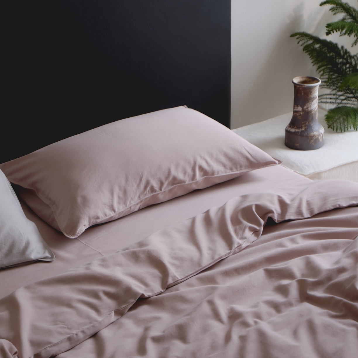 91家纺网 家纺一手货源 找家纺 涞澳家纺 2026新款80水洗天丝棉四件套-简序 简序-紫苏