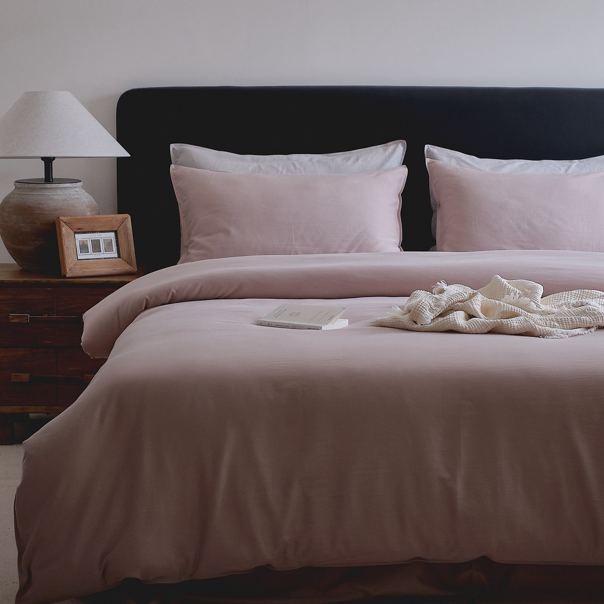 91家纺网 家纺一手货源 找家纺 涞澳家纺 2026新款80水洗天丝棉四件套-简序 简序-紫苏