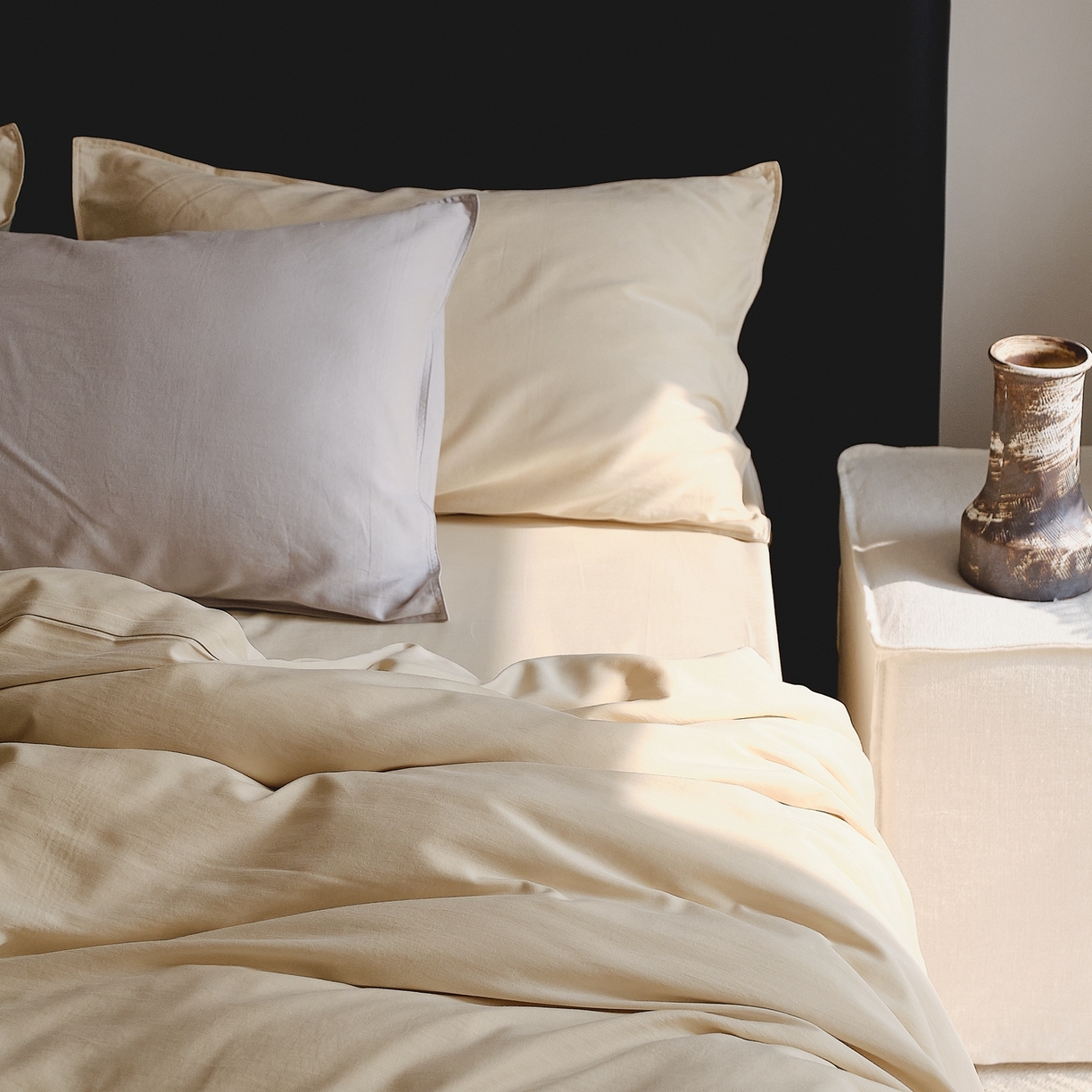 91家纺网 家纺一手货源 找家纺 涞澳家纺 2026新款80水洗天丝棉四件套-简序 简序-夕照金