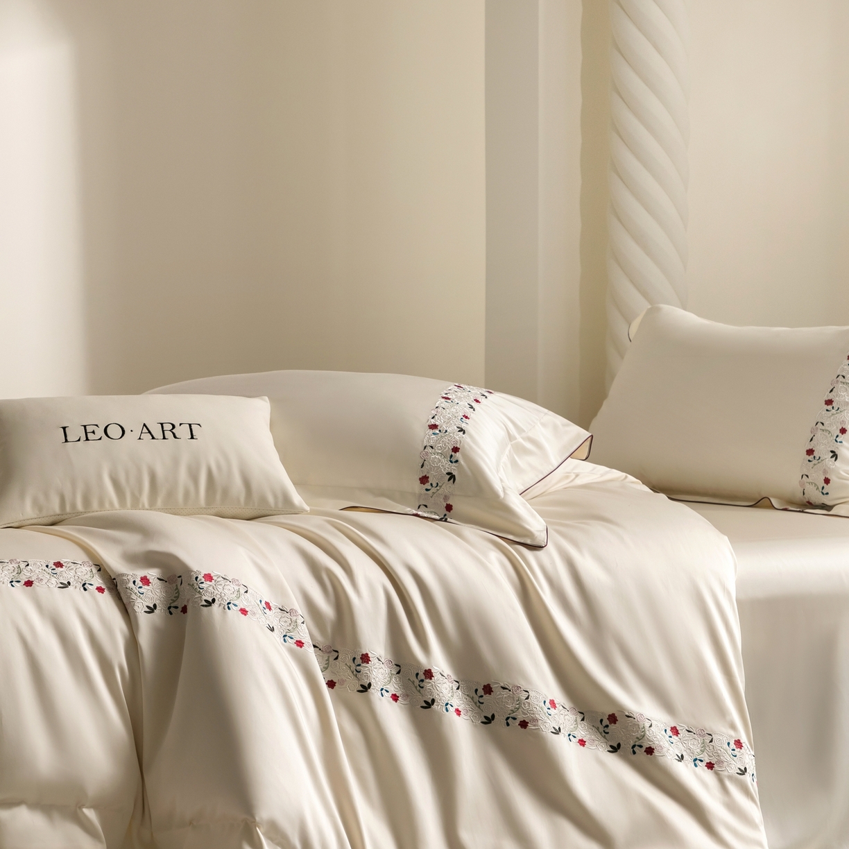 91家纺网 家纺一手货源 找家纺 （总）涞澳家纺 2026新款东帝兴岚雾天丝棉四件套-云莳记