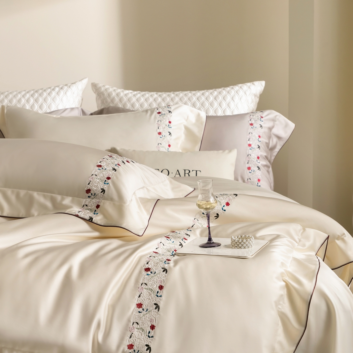 91家纺网 家纺一手货源 找家纺 （总）涞澳家纺 2026新款东帝兴岚雾天丝棉四件套-云莳记