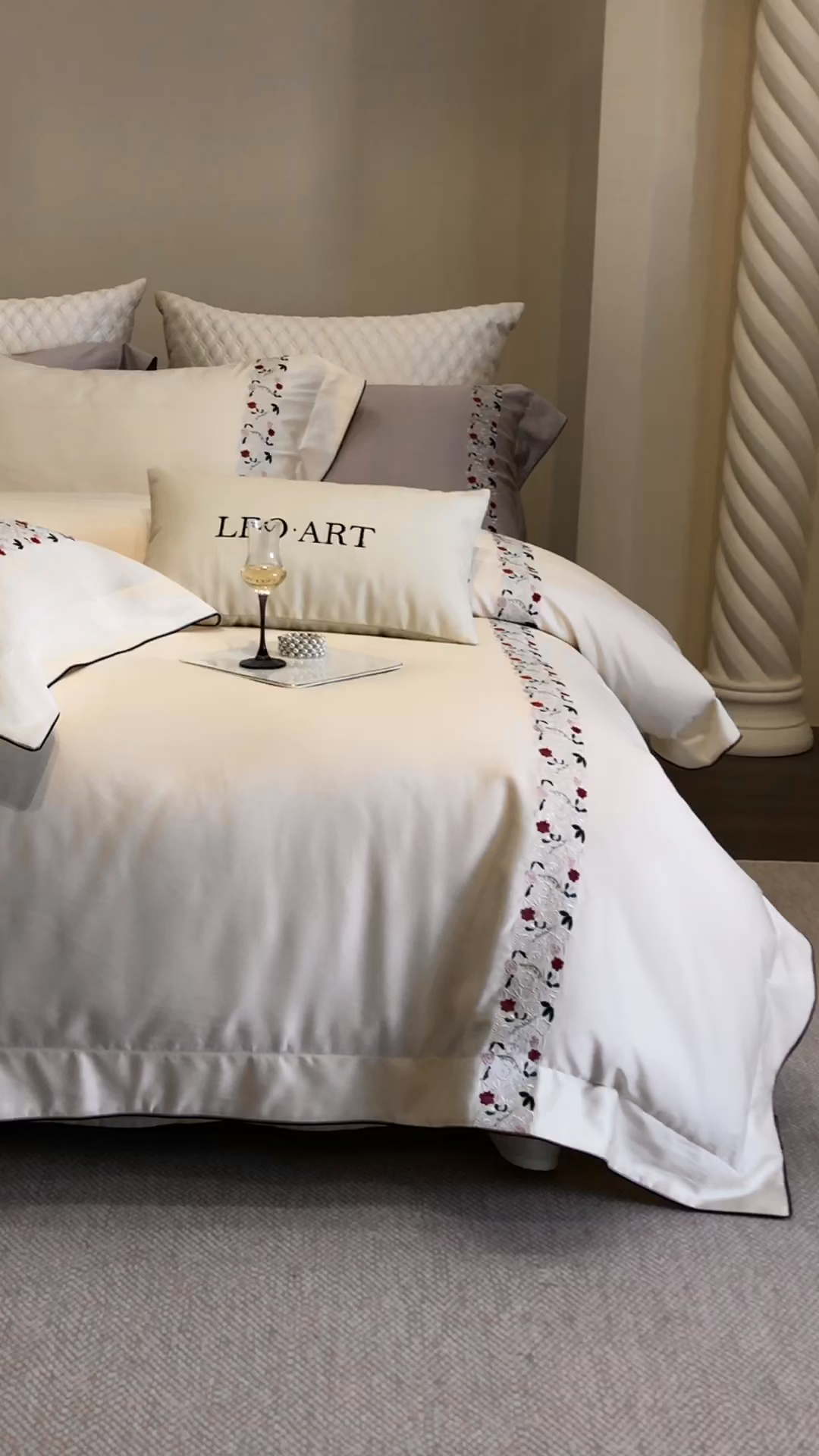 91家纺网 家纺一手货源 找家纺 （总）涞澳家纺 2026新款东帝兴岚雾天丝棉四件套-云莳记