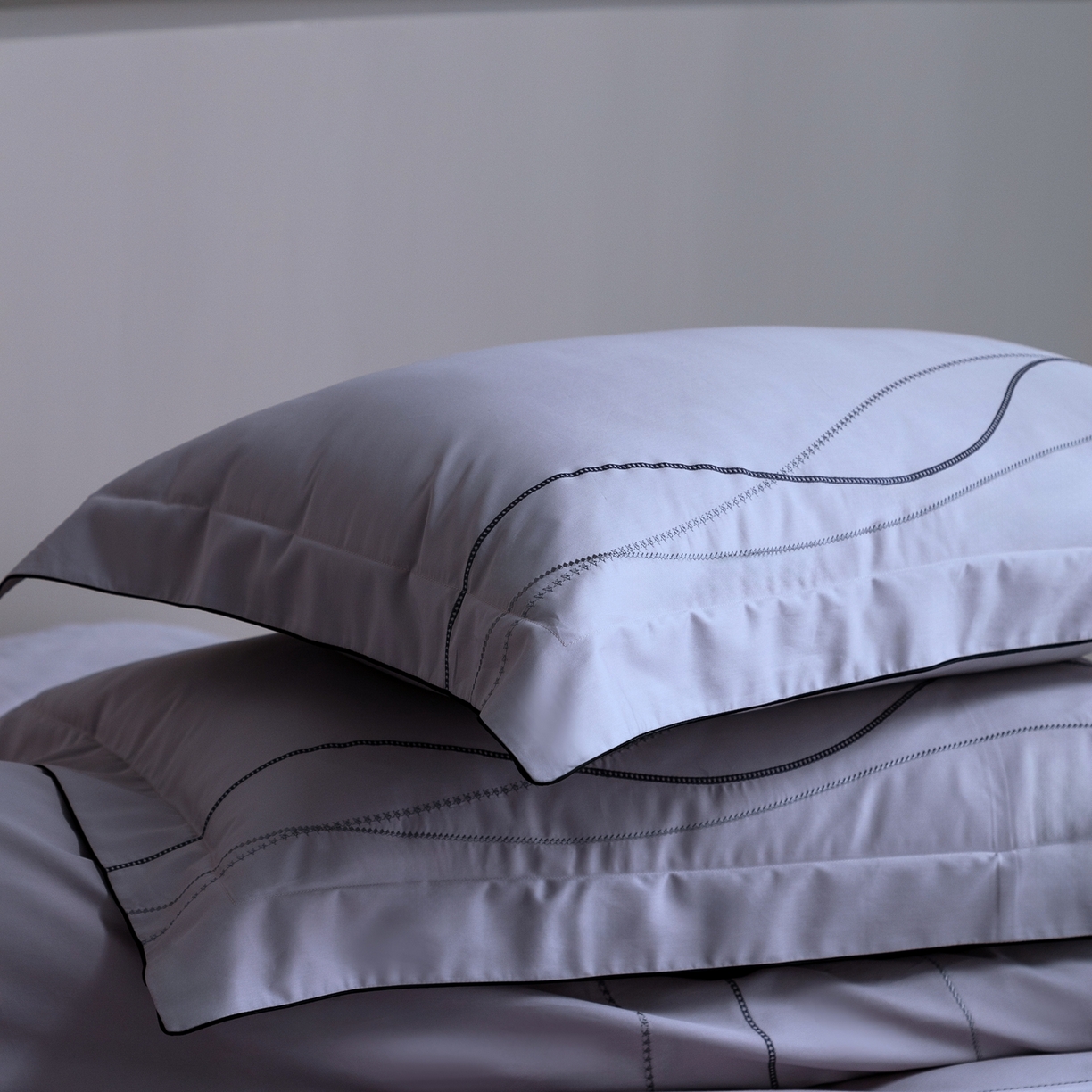 91家纺网 家纺一手货源 找家纺 涞澳家纺 2026新款埃及长绒棉纯棉四件套-简行 简行-月光银