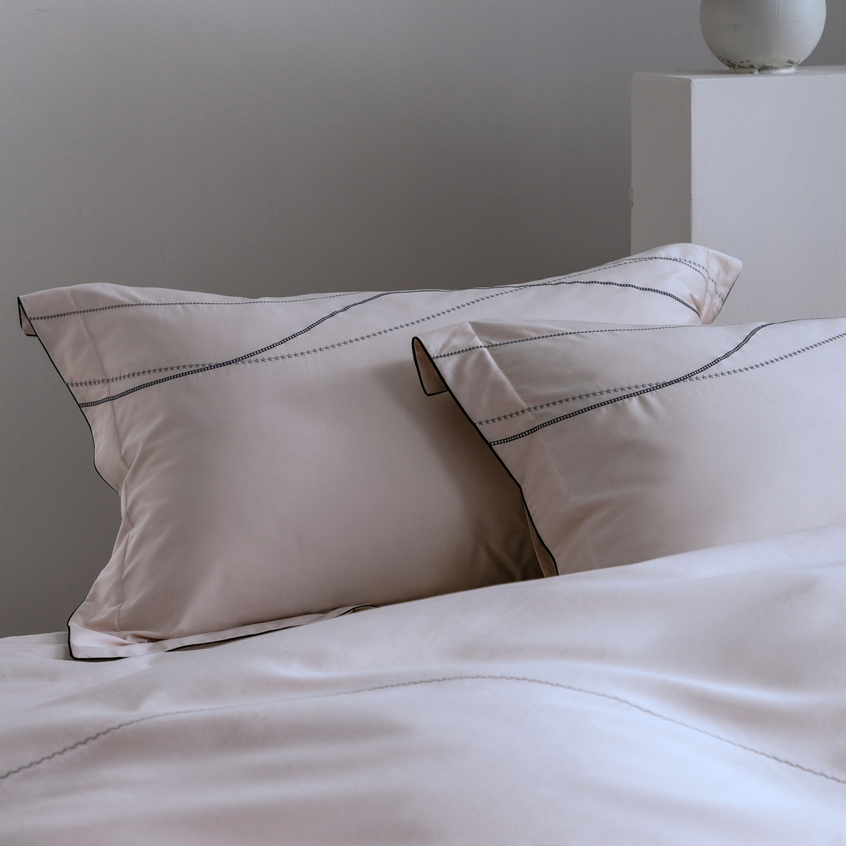 91家纺网 家纺一手货源 找家纺 涞澳家纺 2026新款埃及长绒棉纯棉四件套-简行 简行-玉粉