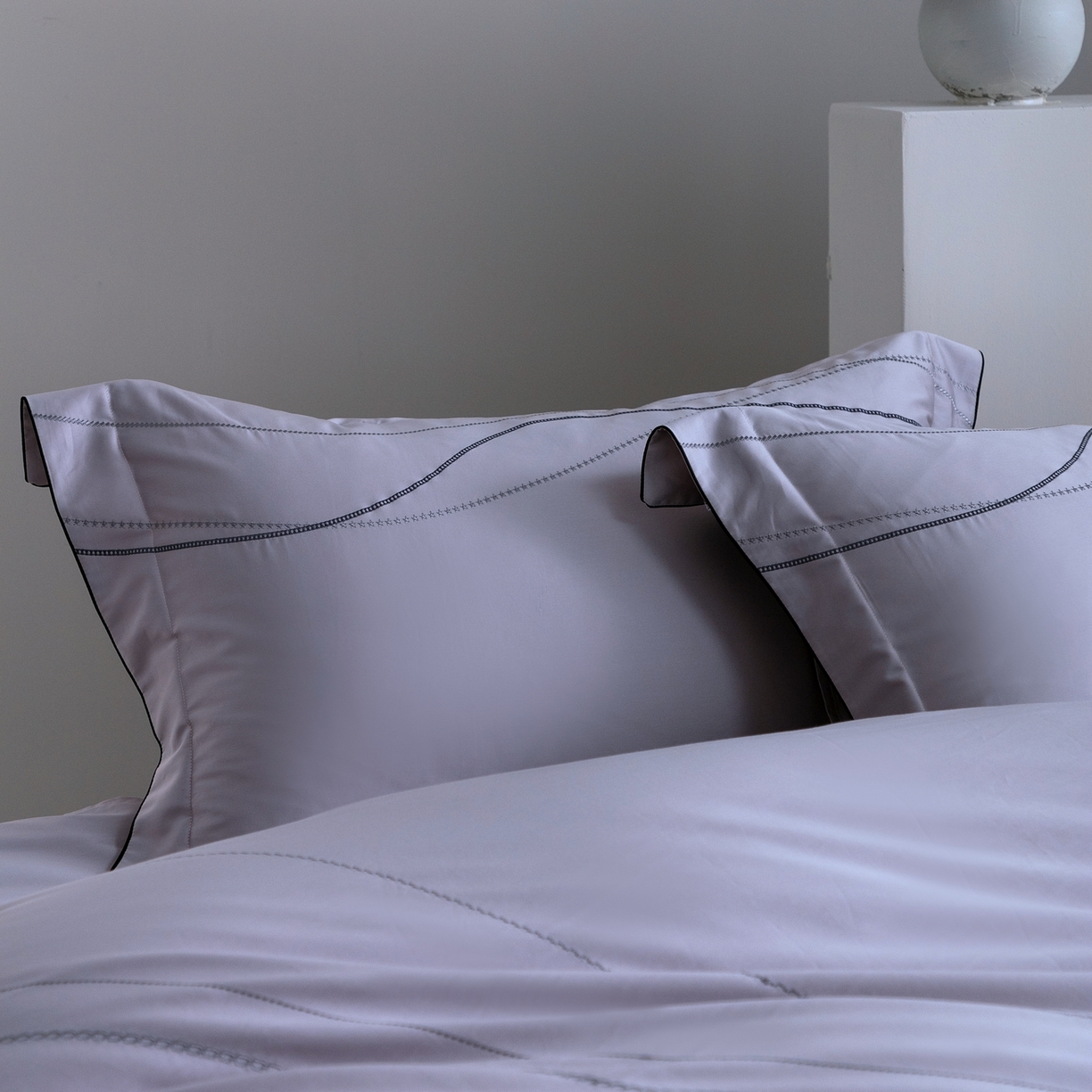 91家纺网 家纺一手货源 找家纺 涞澳家纺 2026新款埃及长绒棉纯棉四件套-简行 简行-月光银