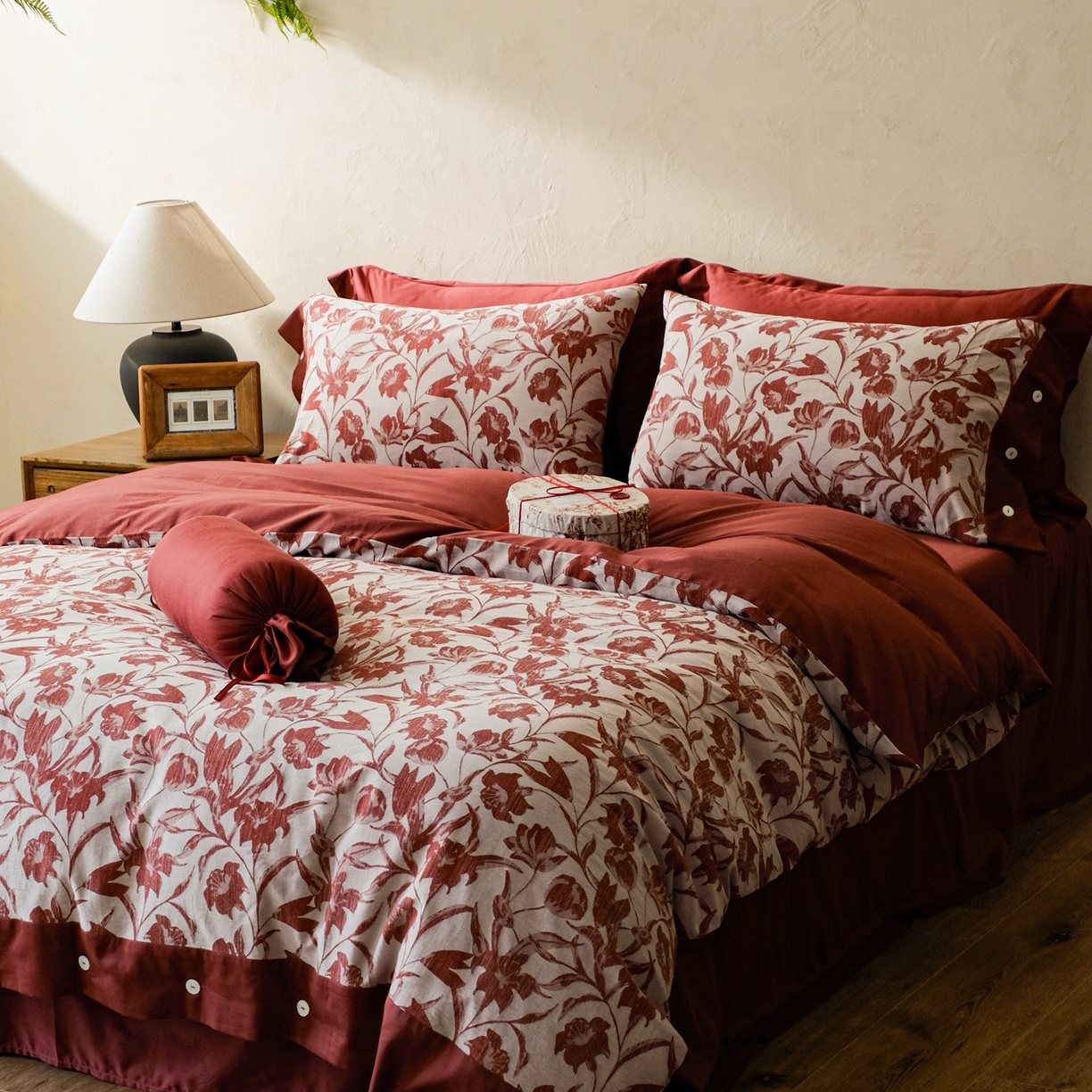 91家纺网 家纺一手货源 找家纺 （总）涞澳家纺 2026新款全棉纯棉色织提花（婚庆）四件套