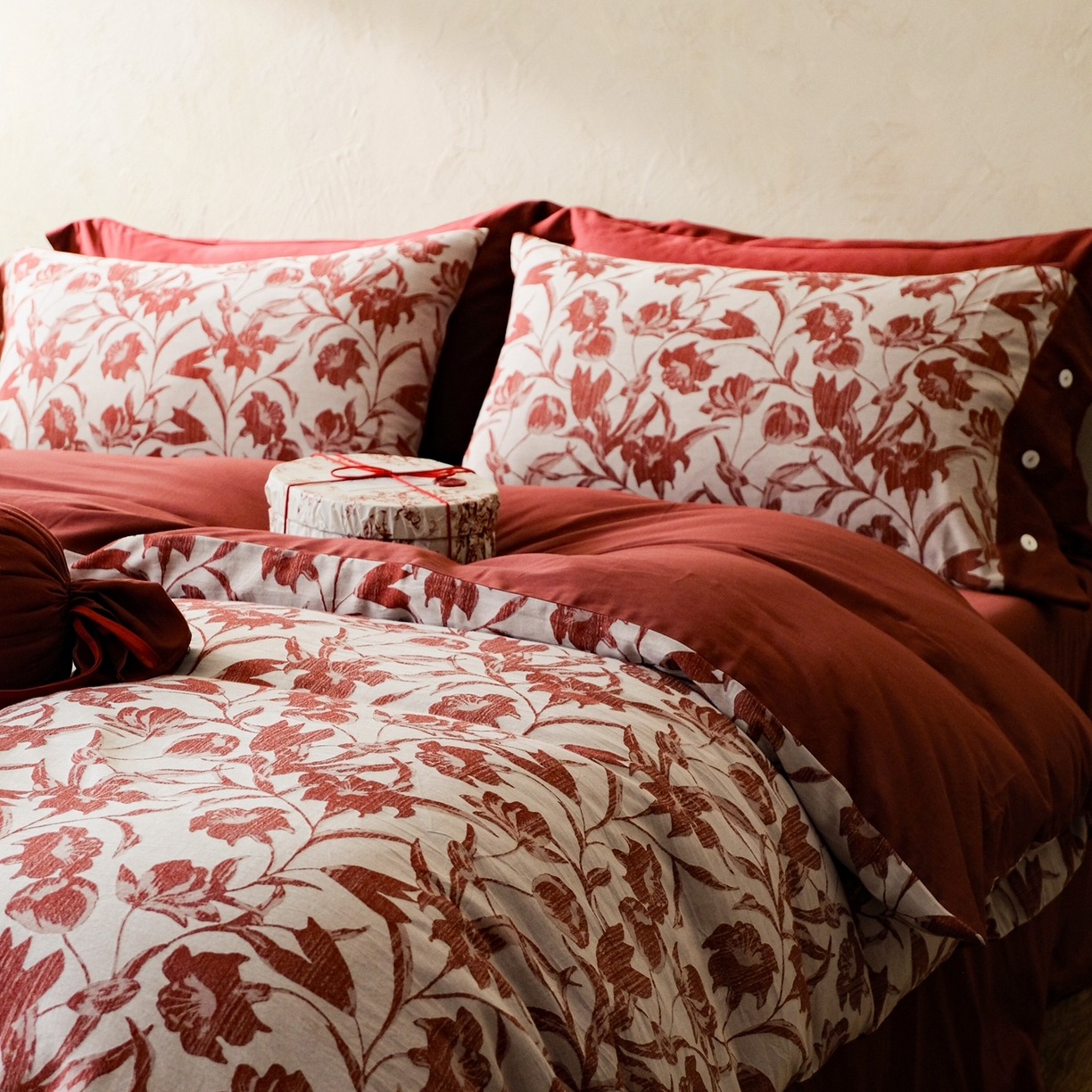 91家纺网 家纺一手货源 找家纺 （总）涞澳家纺 2026新款全棉纯棉色织提花（婚庆）四件套