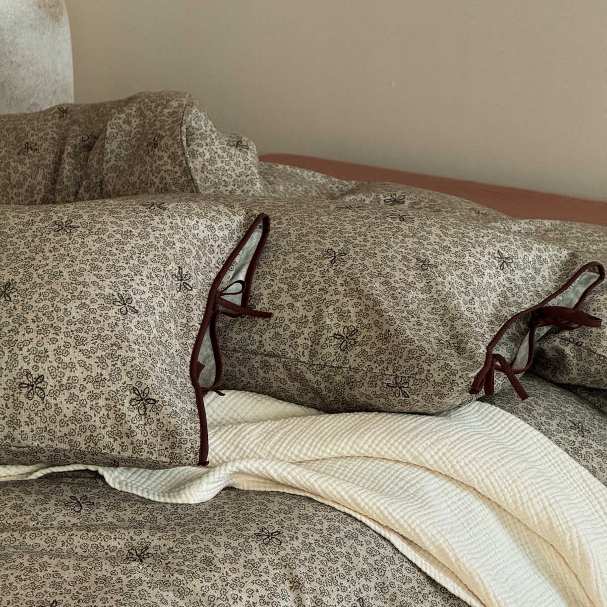 91家纺网 家纺一手货源 找家纺 （总）涞澳家纺 2026新款全棉纯棉双层纱四件套