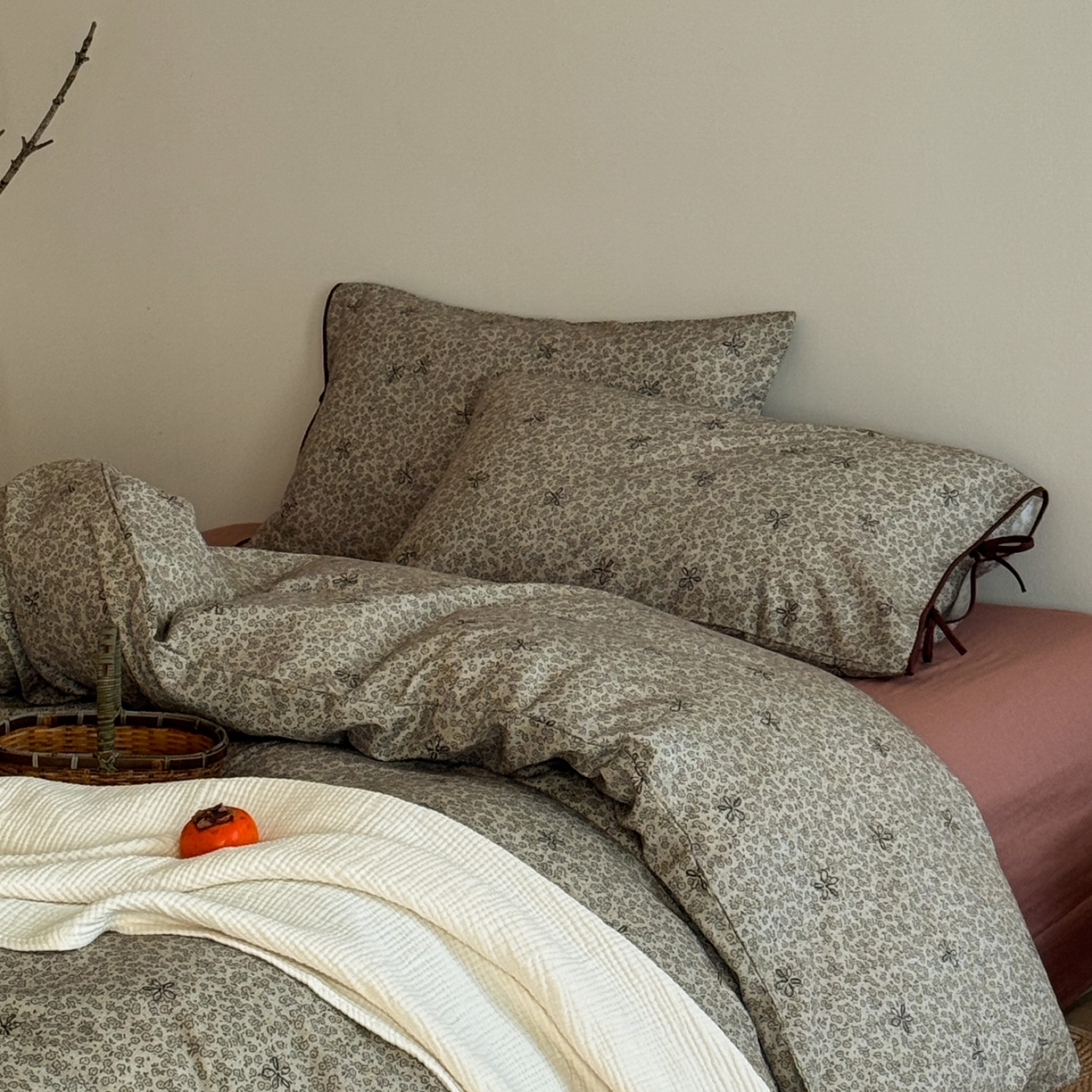 91家纺网 家纺一手货源 找家纺 （总）涞澳家纺 2026新款全棉纯棉双层纱四件套