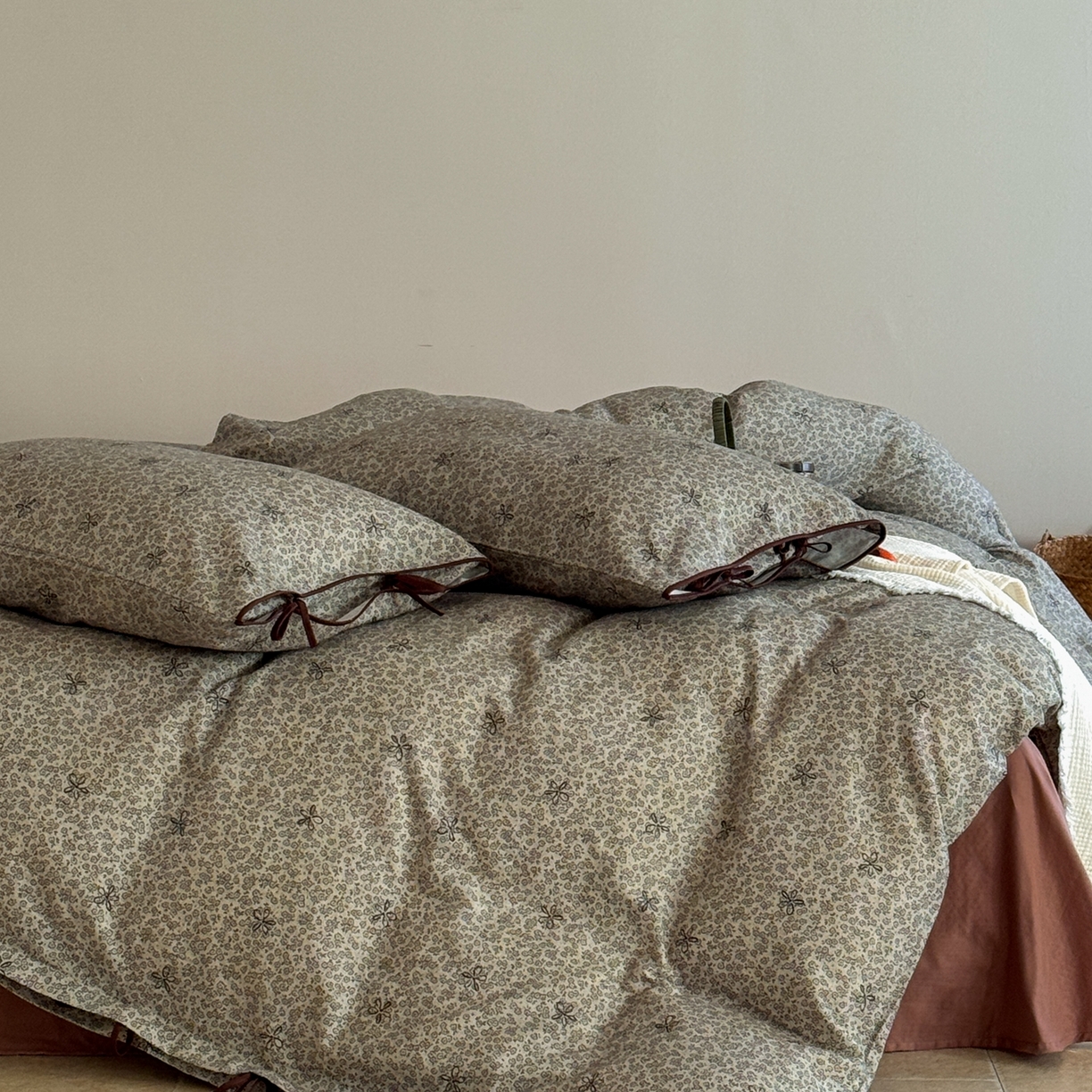 91家纺网 家纺一手货源 找家纺 （总）涞澳家纺 2026新款全棉纯棉双层纱四件套