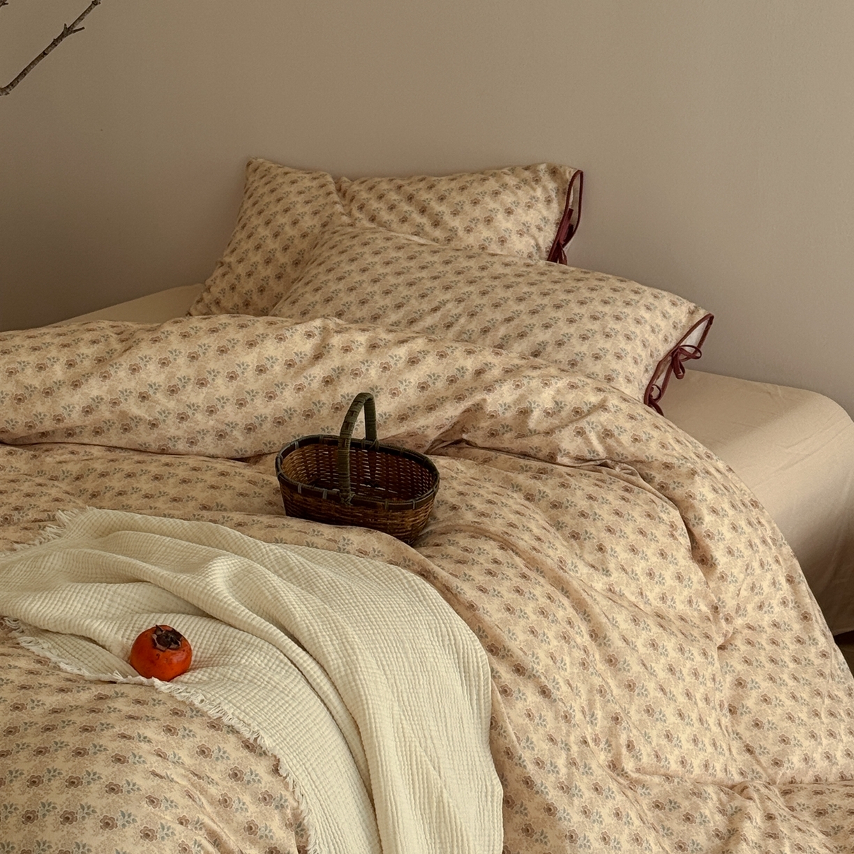 91家纺网 家纺一手货源 找家纺 （总）涞澳家纺 2026新款全棉纯棉双层纱四件套