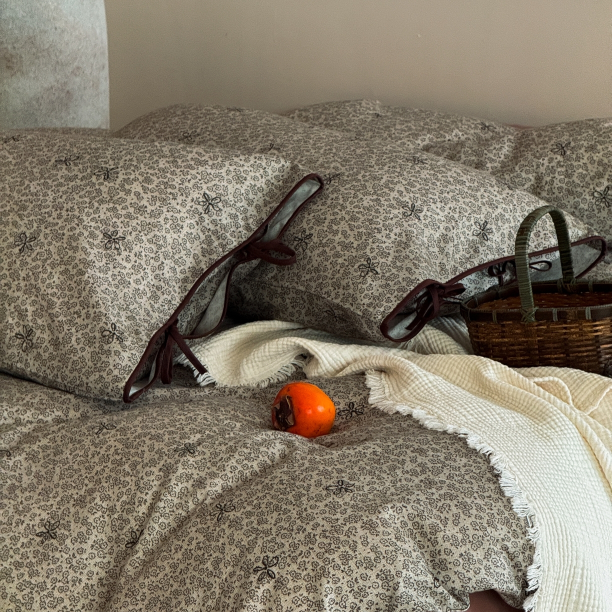 91家纺网 家纺一手货源 找家纺 （总）涞澳家纺 2026新款全棉纯棉双层纱四件套