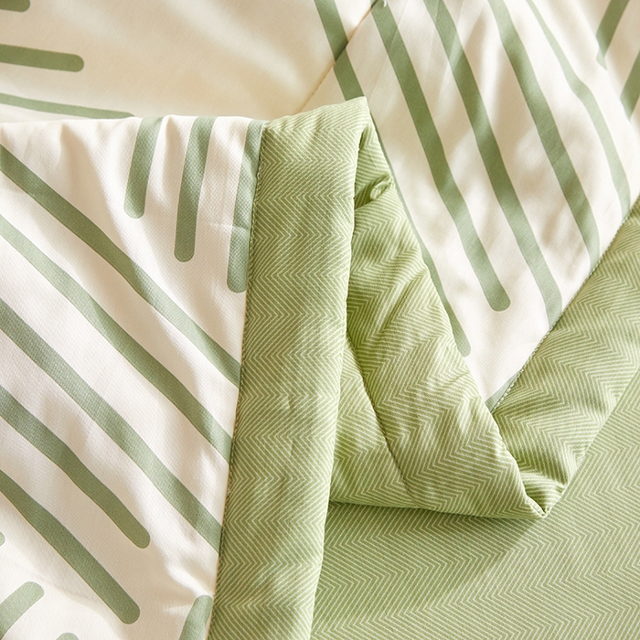 91家纺网 家纺一手货源 找家纺 （总）海洋家纺 2026新款A类里外全棉棉花夏被-格子系列 风格二