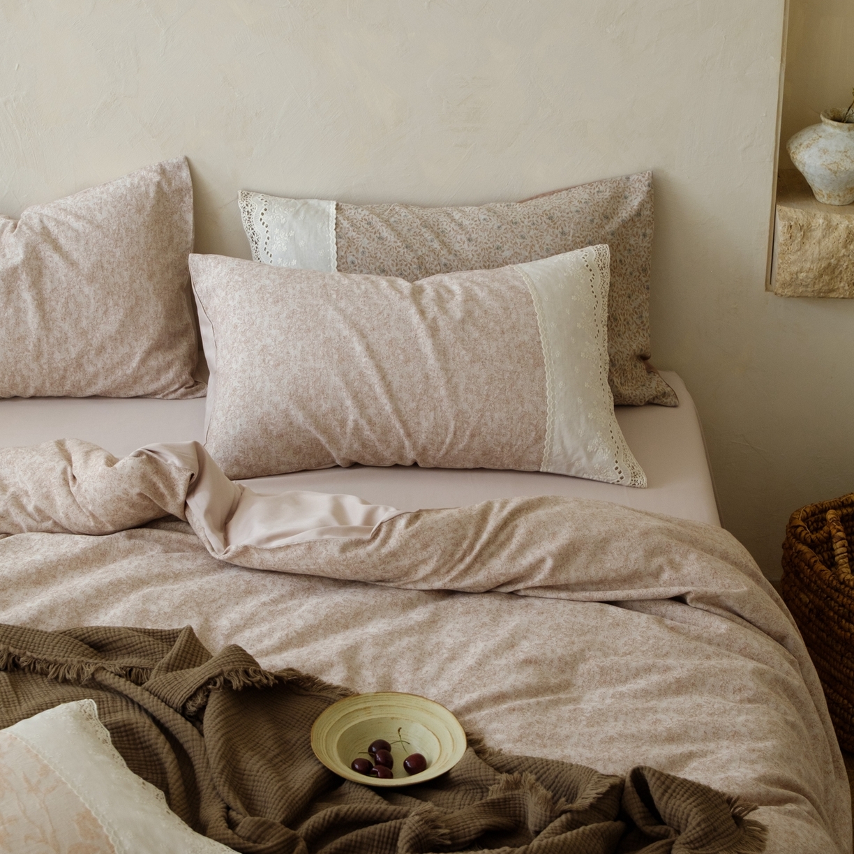 91家纺网 家纺一手货源 找家纺 （总）涞澳家纺 2026新款全棉纯棉水洗棉提花四件套