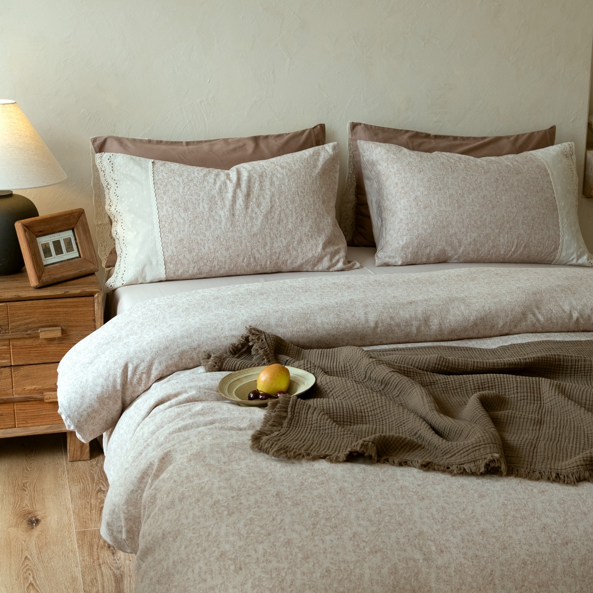 91家纺网 家纺一手货源 找家纺 （总）涞澳家纺 2026新款全棉纯棉水洗棉提花四件套