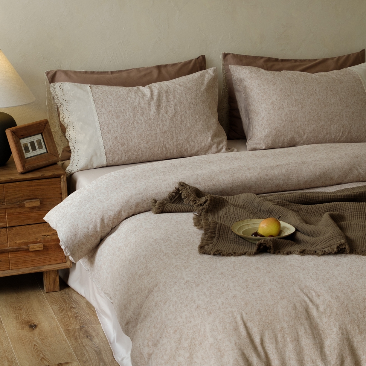 91家纺网 家纺一手货源 找家纺 （总）涞澳家纺 2026新款全棉纯棉水洗棉提花四件套