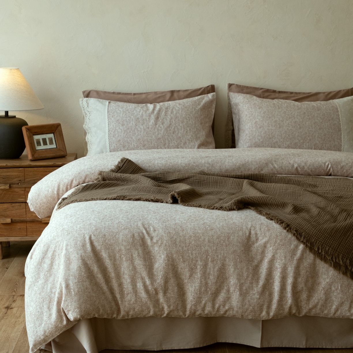 91家纺网 家纺一手货源 找家纺 （总）涞澳家纺 2026新款全棉纯棉水洗棉提花四件套