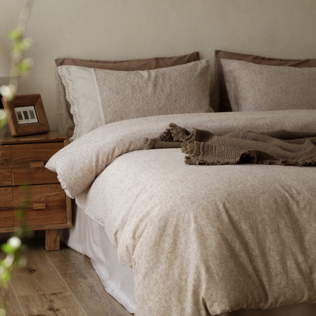 91家纺网 家纺一手货源 找家纺 （总）涞澳家纺 2026新款全棉纯棉水洗棉提花四件套