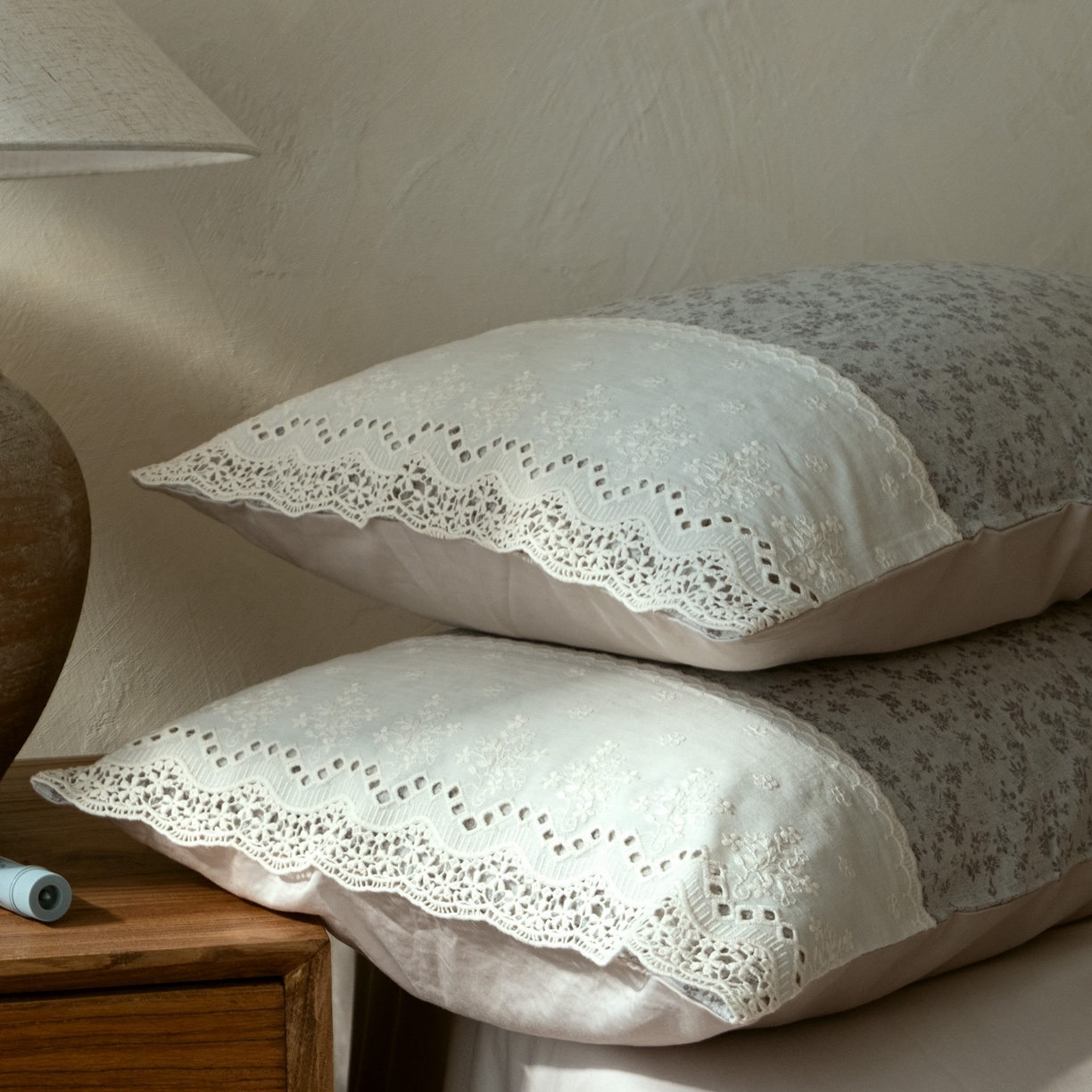 91家纺网 家纺一手货源 找家纺 涞澳家纺 2026新款全棉纯棉水洗棉提花四件套 墨染青花