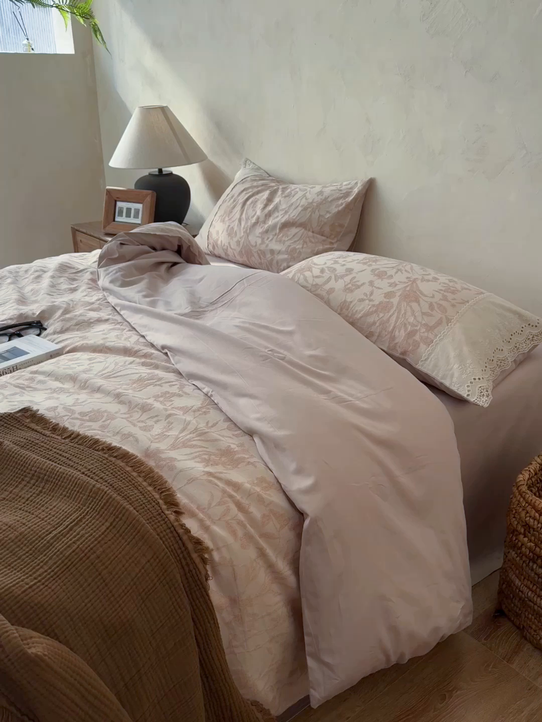 91家纺网 家纺一手货源 找家纺 涞澳家纺 2026新款全棉纯棉水洗棉提花四件套 林间絮语