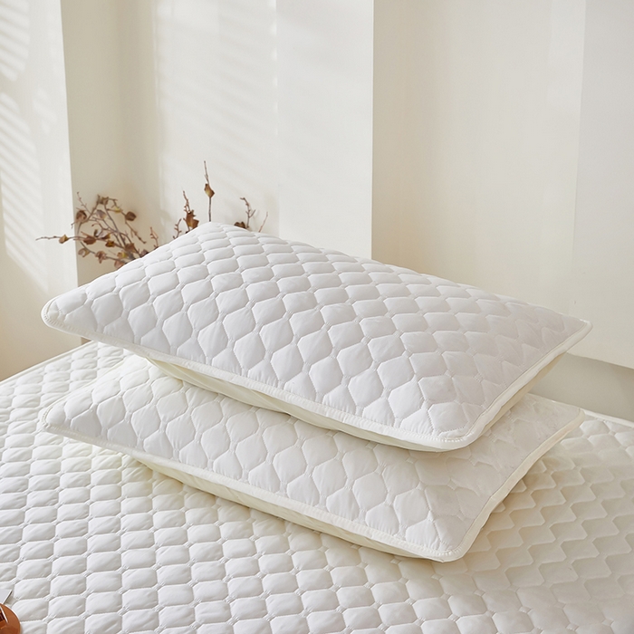 91家纺网 家纺一手货源 找家纺 三盛源 2026新款A类防水夹棉长枕套长款双人枕套1.2 1.5 1.8m米情侣枕头套加长枕芯套-缤纷系列（支持小批量定制尺寸） 缤纷系列-象牙白