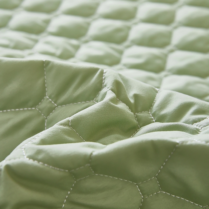 91家纺网 家纺一手货源 找家纺 三盛源 2026新款A类防水夹棉长枕套长款双人枕套1.2 1.5 1.8m米情侣枕头套加长枕芯套-缤纷系列（支持小批量定制尺寸） 缤纷系列-芥末绿