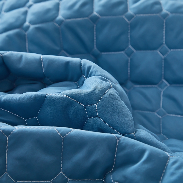 91家纺网 家纺一手货源 找家纺 三盛源 2026新款A类防水夹棉长枕套长款双人枕套1.2 1.5 1.8m米情侣枕头套加长枕芯套-缤纷系列（支持小批量定制尺寸） 缤纷系列-深海蓝