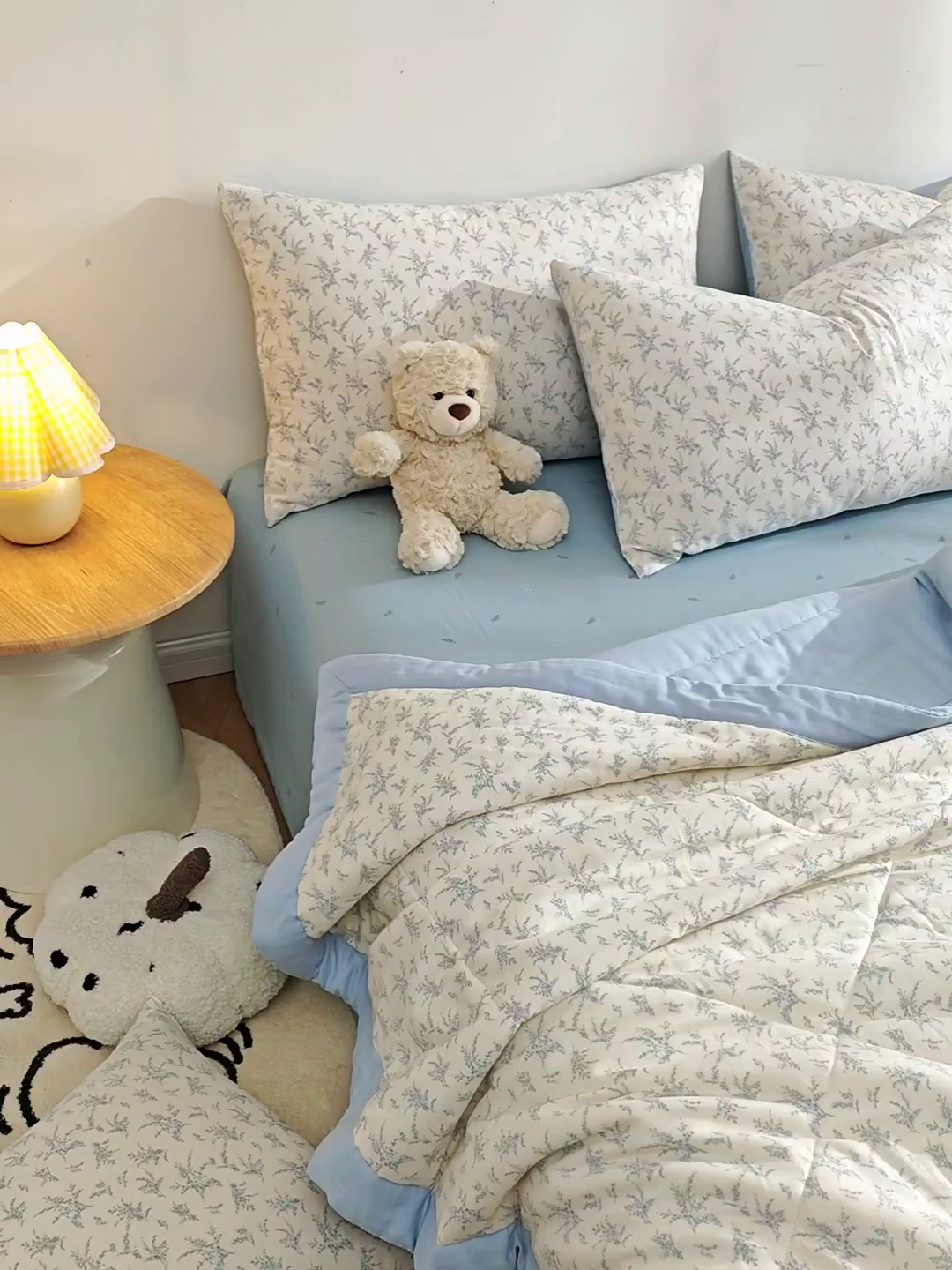 91家纺网 家纺一手货源 找家纺 海洋家纺 2026新款全棉双层纱夏被被子被芯 诺言