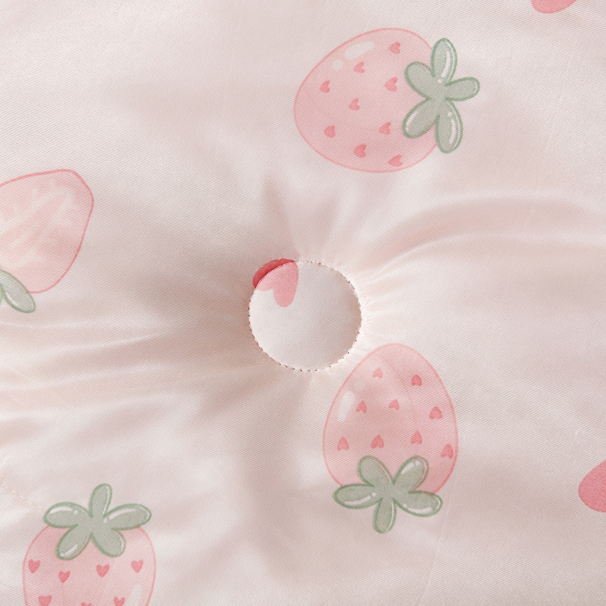 91家纺网 家纺一手货源 找家纺 悦织语 2026新款凉感丝（含氨纶）双面凉感冰丝夏凉被空调被 甜心草莓