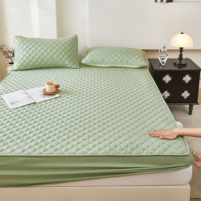 91家纺网 家纺一手货源 找家纺 （总）三盛源 2026新款防水夹棉床笠单件A类防尘隔尿罩家用单双人床垫席梦思全包保护罩-缤纷系列（支持小批量定制尺寸）